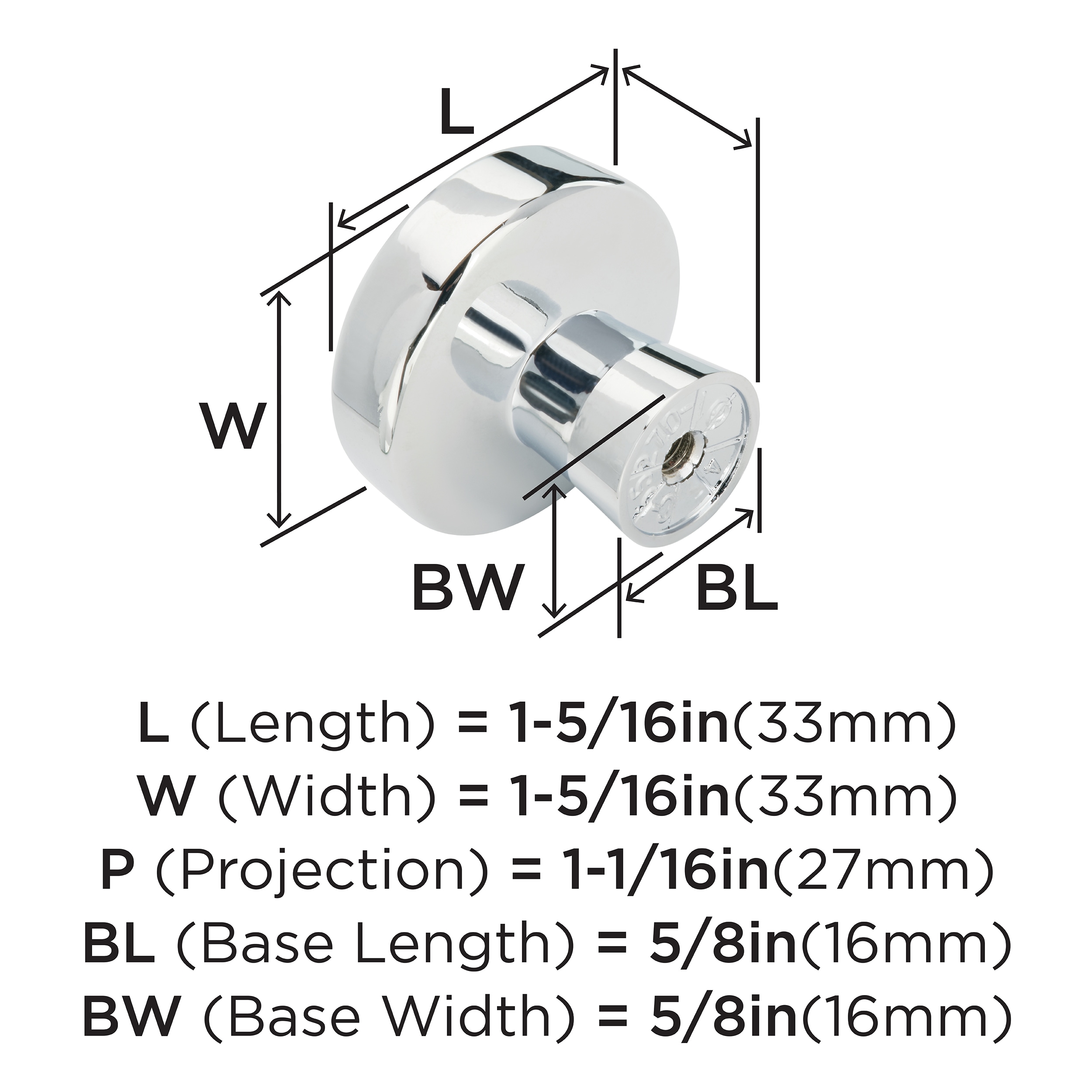 Amerock BP5527026 Cabinet-Knobs - View #4