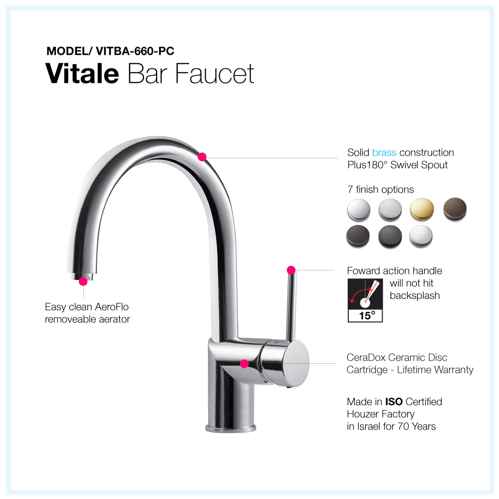 HOUZER VITBA-660-PC Kitchen-Faucets - View #4