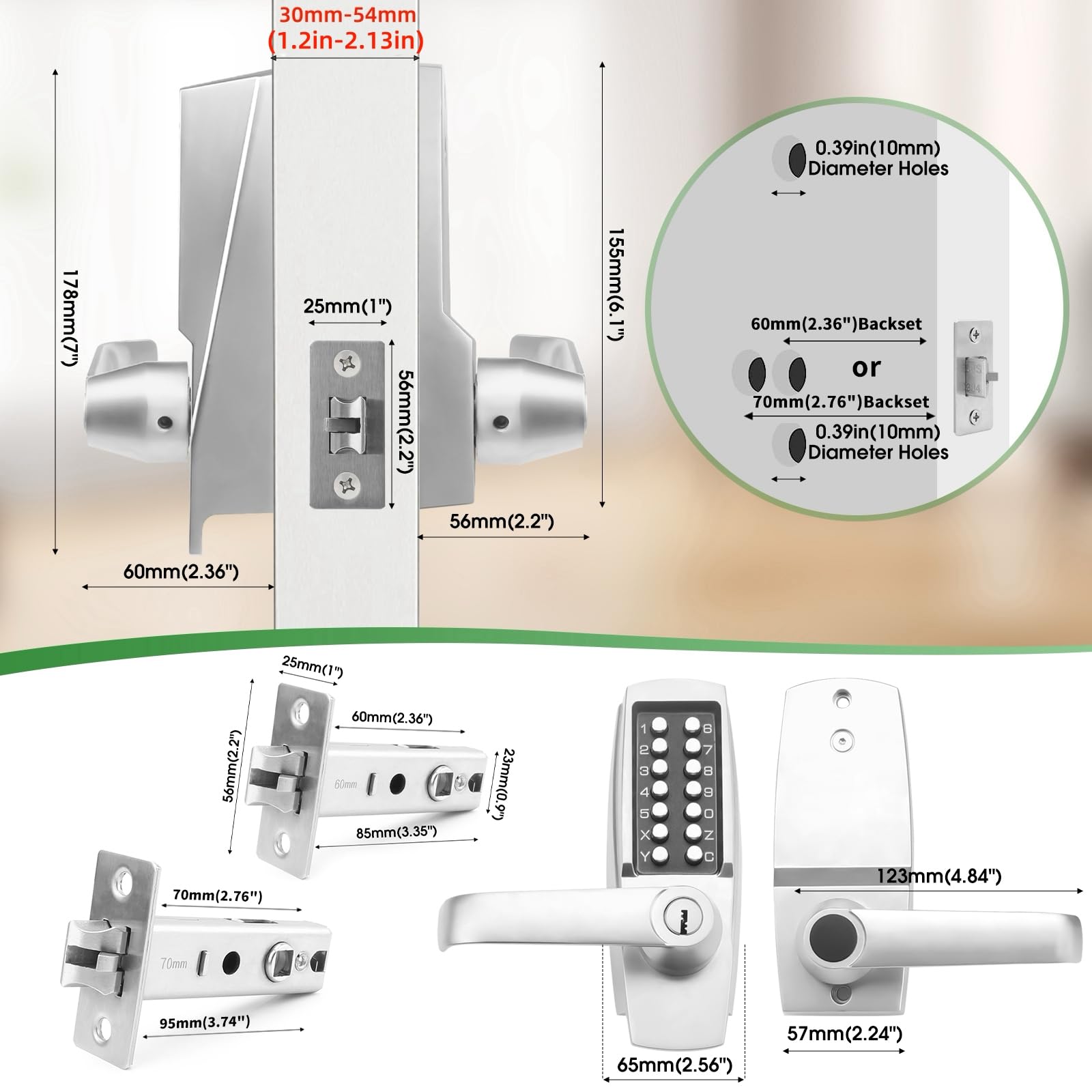 KHKFY LKH0811B081 Electronic-Door-Locks - View #2