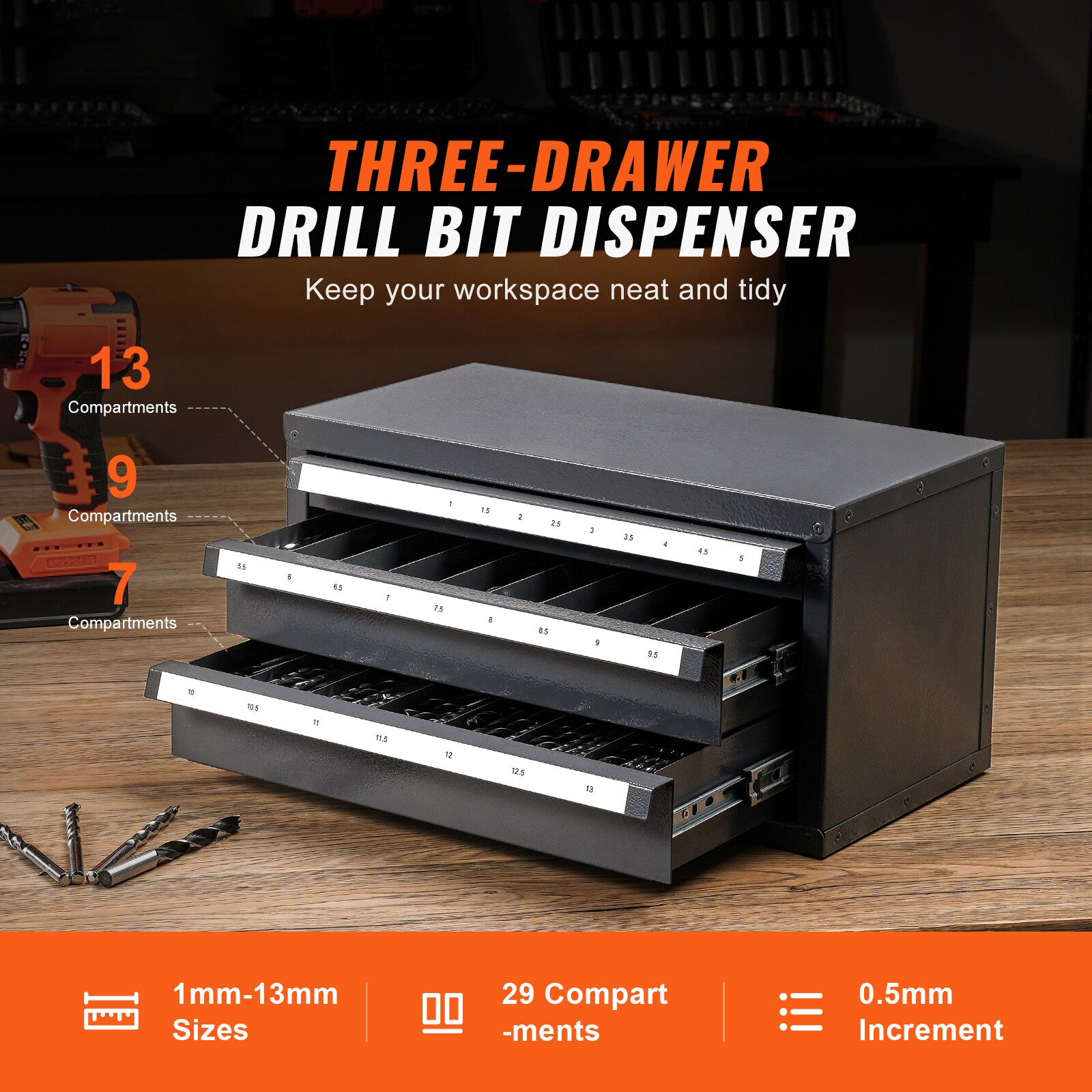 VEVOR SCZTFPGJX1MM03342V0 Tool-Chests - View #2