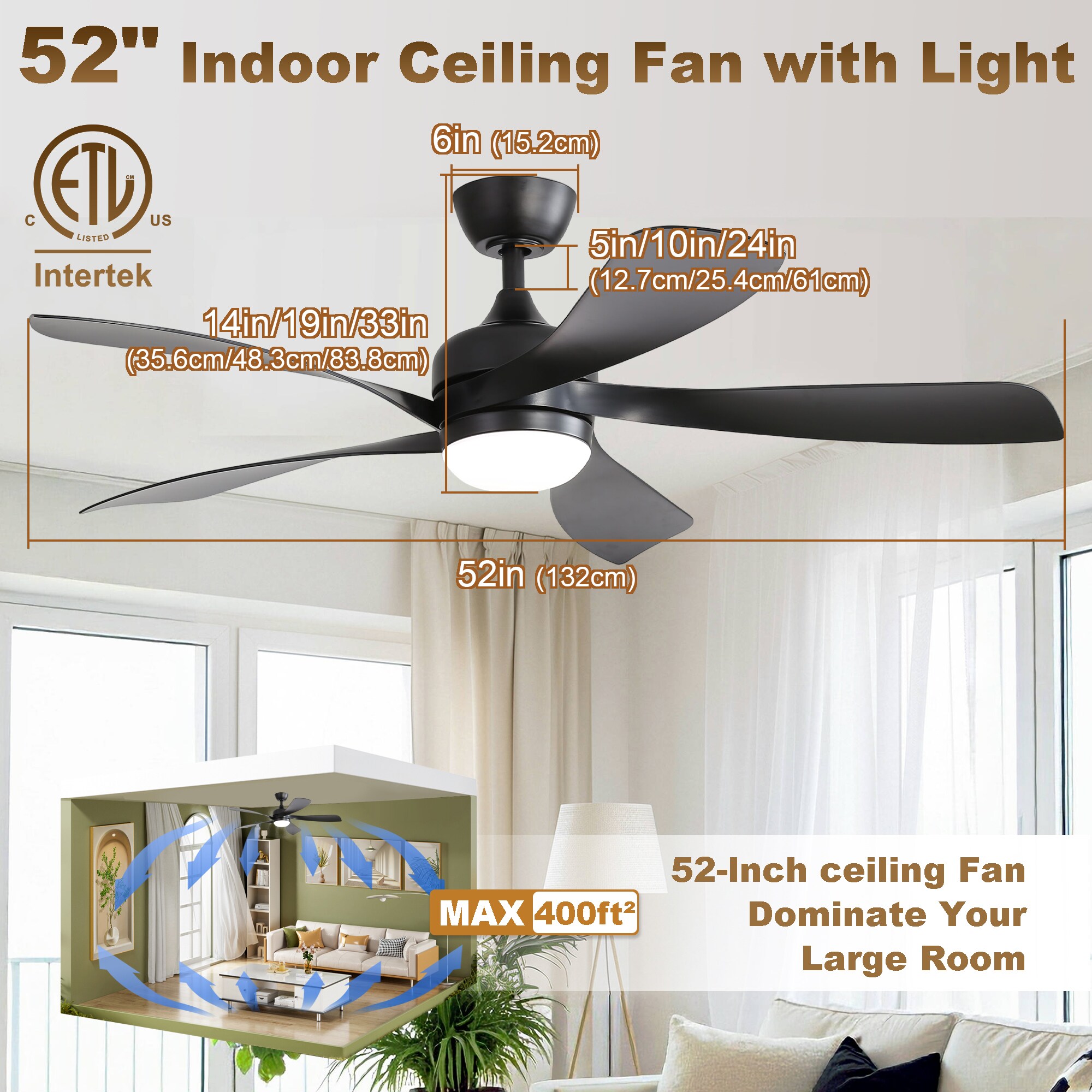 Sunrinx MG13-CF-09 Ceiling-Fans - View #6