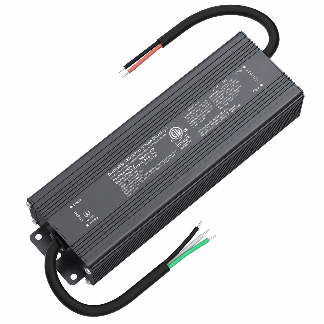 Adrinfly  96W Triac dimmable LED driver power supply AC 120V to DC 24V transformer compatible with dimmers for LED lighting Class 2 ETL certified