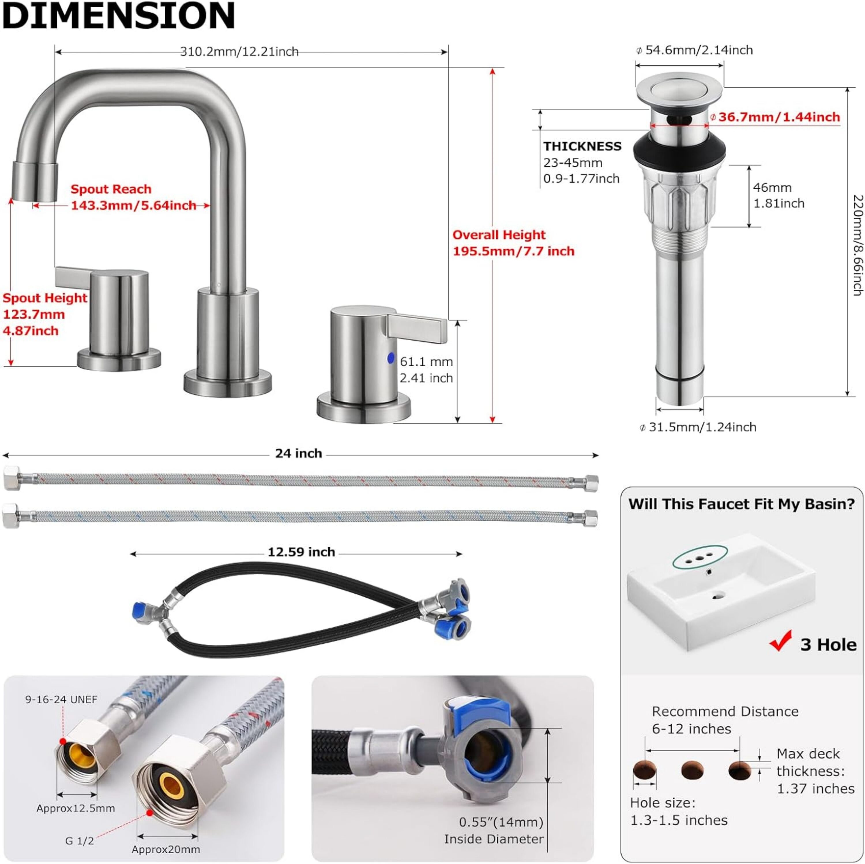 PARLOS 13649 Lavatory-Faucets - View #6