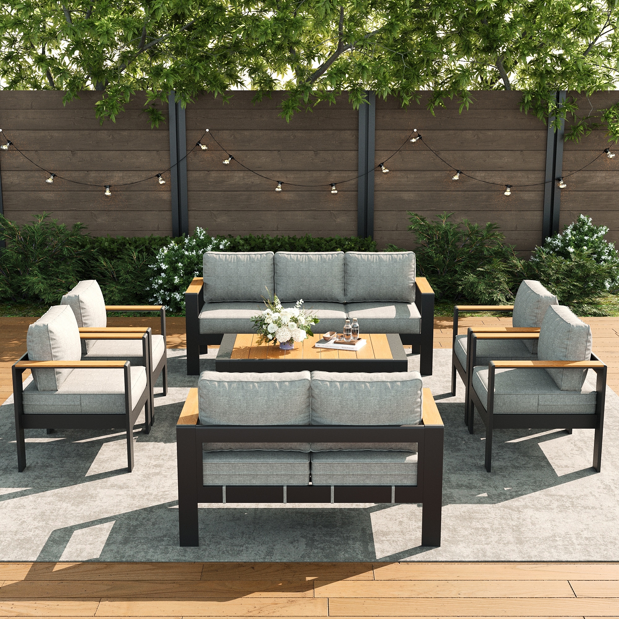 LayinSun AL5002-7-01 Patio-Conversation-Sets - View #2