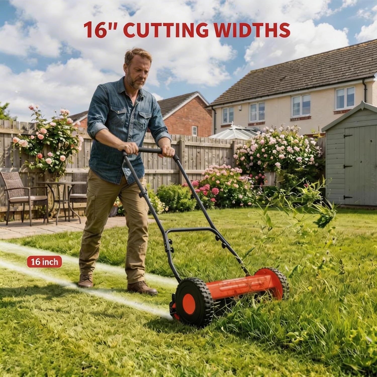 IdealHouse CEI-LSYW-HLP9A187N Cordless-Elec-Push-Mowers - View #3