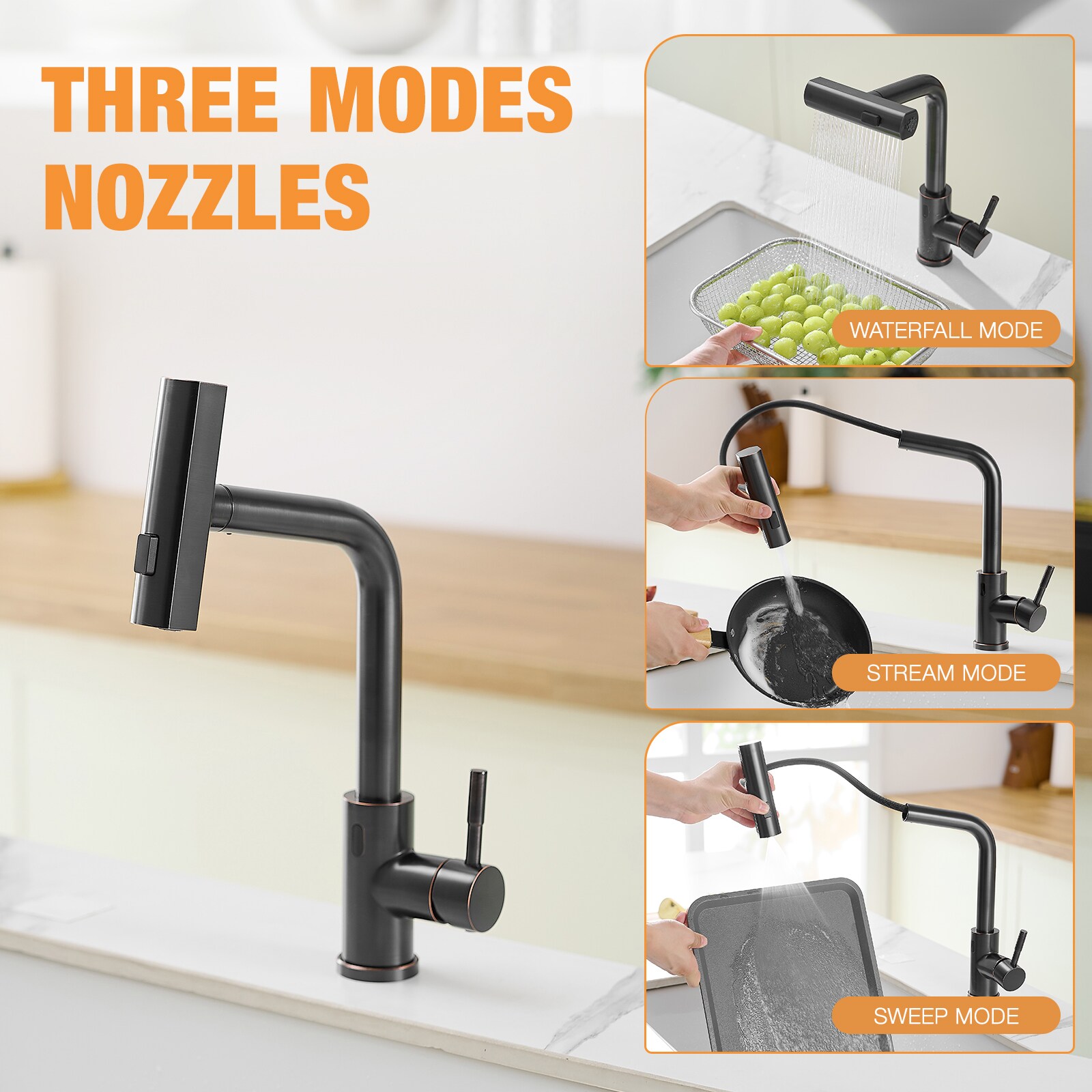 Clihome CL-MS0675-MB Kitchen-Faucets - View #6