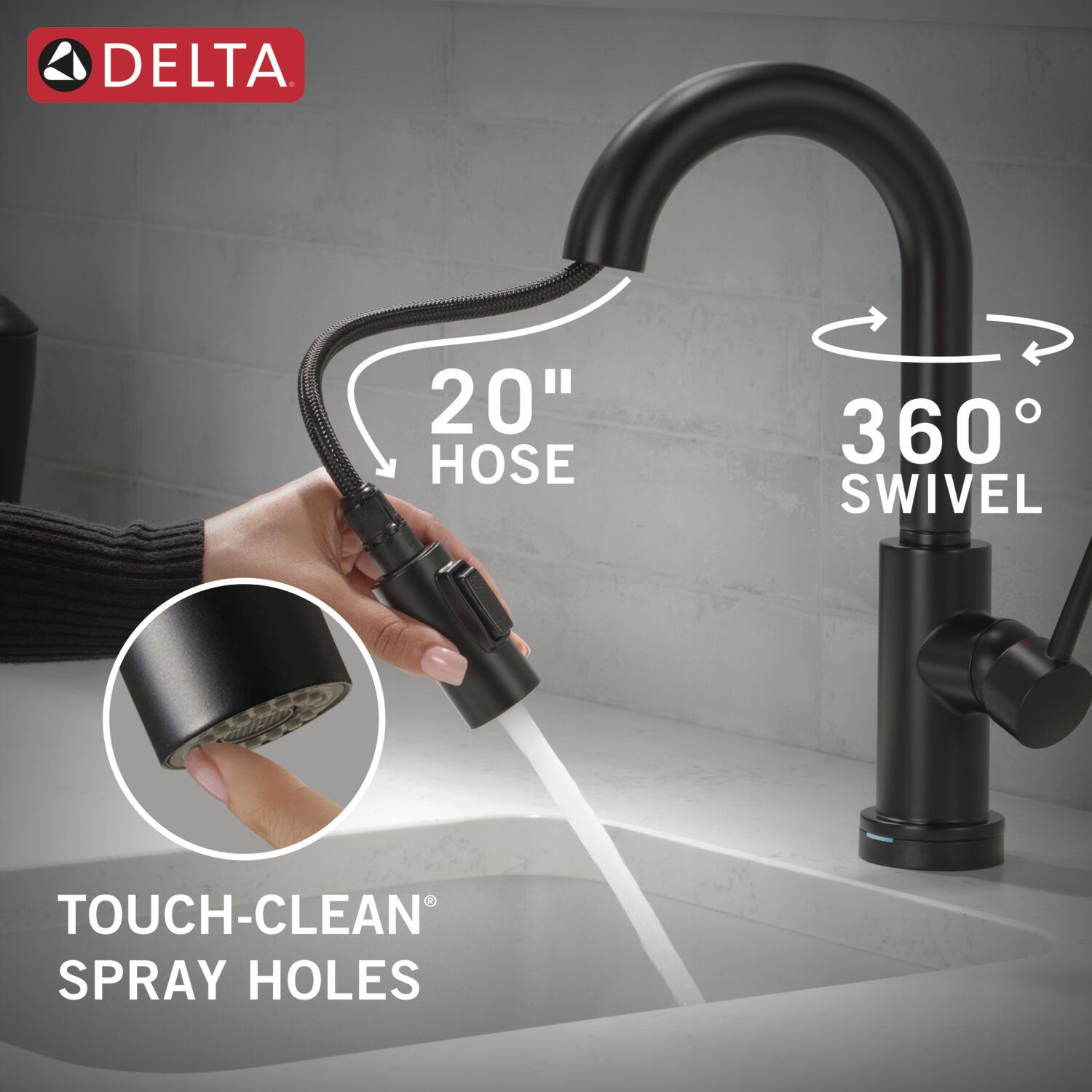 Delta 9959TL-BL-DST Kitchen-Faucets - View #7