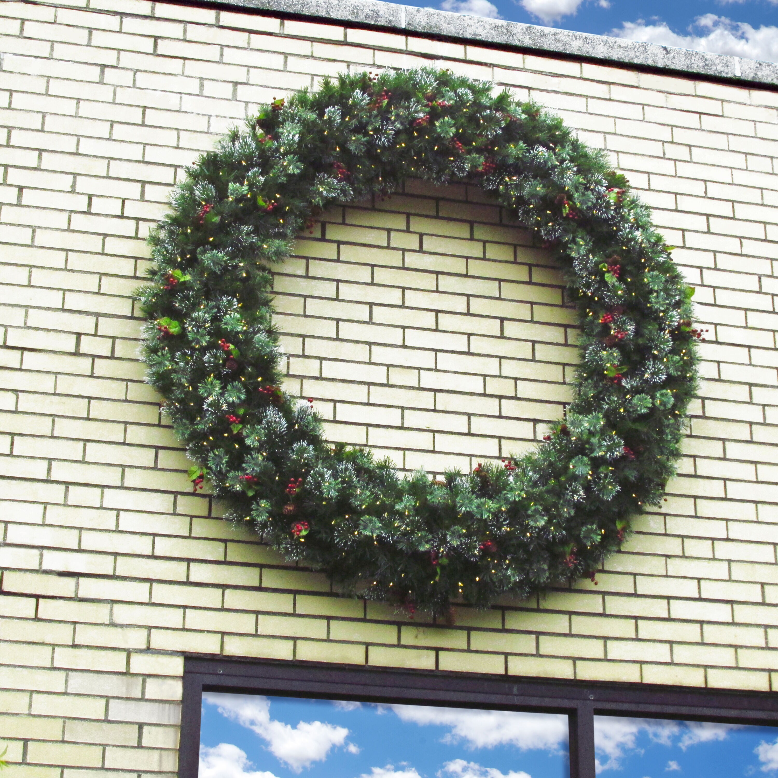 National Tree Company WP1-300-60W Artificial-Christmas-Wreaths - View #2