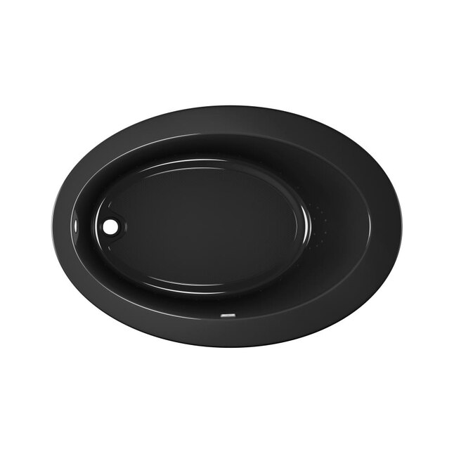 Riva 62 in. x 43 in. Acrylic Left-Hand Drain Oval Drop-In Whirlpool Bathtub with Heater in White Riva 62 in. x 43 in. Acrylic Left-Hand Drain Oval Drop-In Whirlpool Bathtub with Heater in White