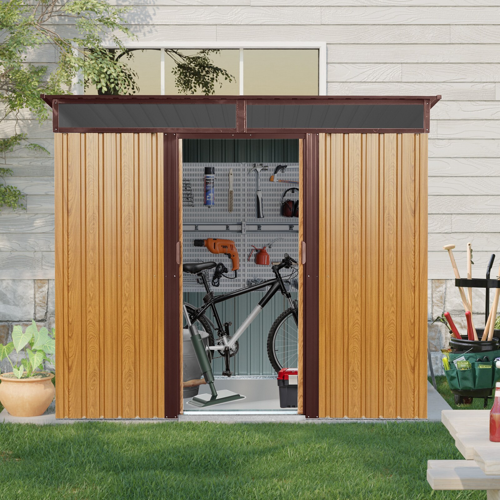 ToolCat BZ-3-145-SN Metal-Storage-Buildings-Sheds - View #3
