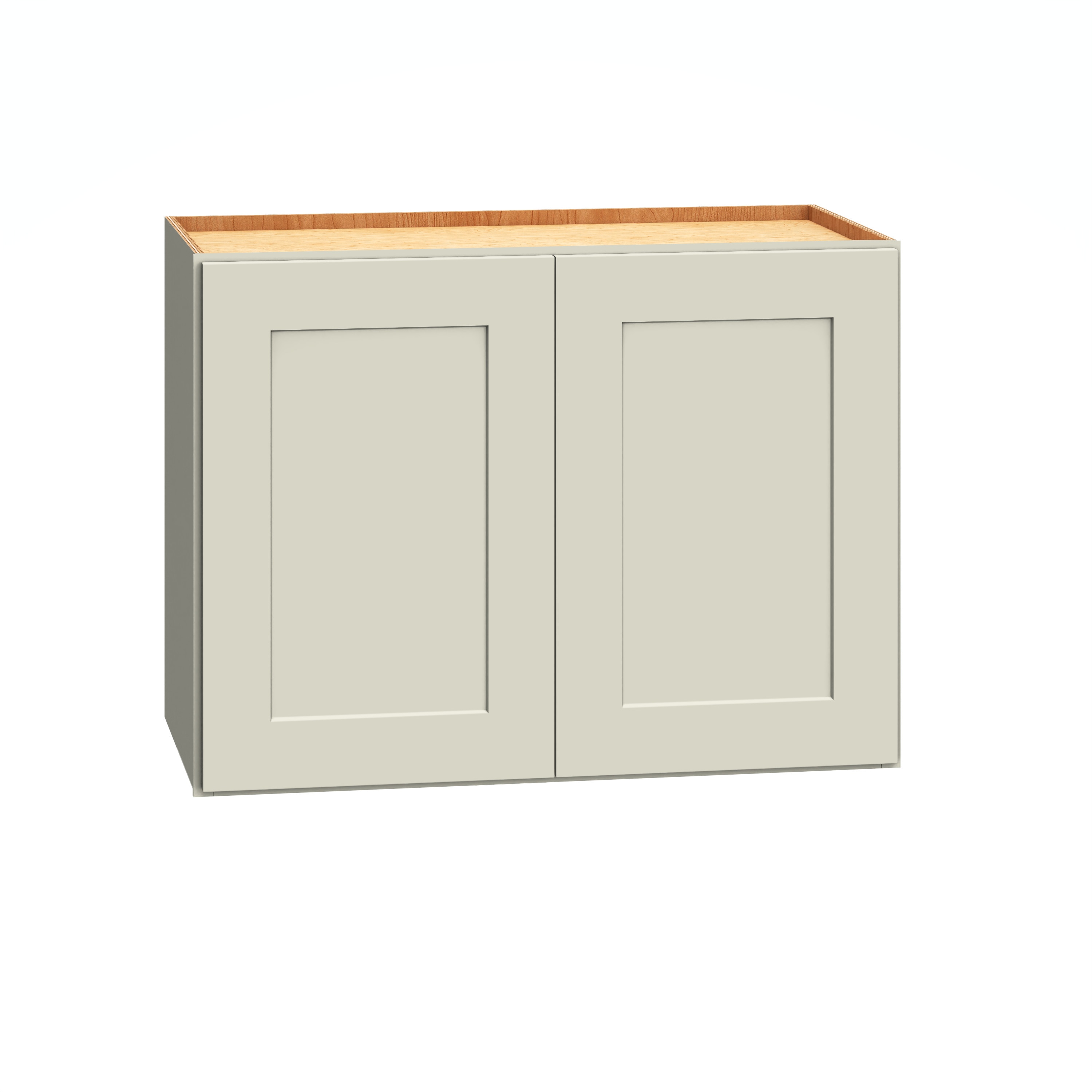Diamond Express 61D-W2418 Jamestown 24-in W x 18-in H x 12-in D Icy Avalanche Wall Fully assembled Plywood Cabinet (Recessed Panel Shaker)