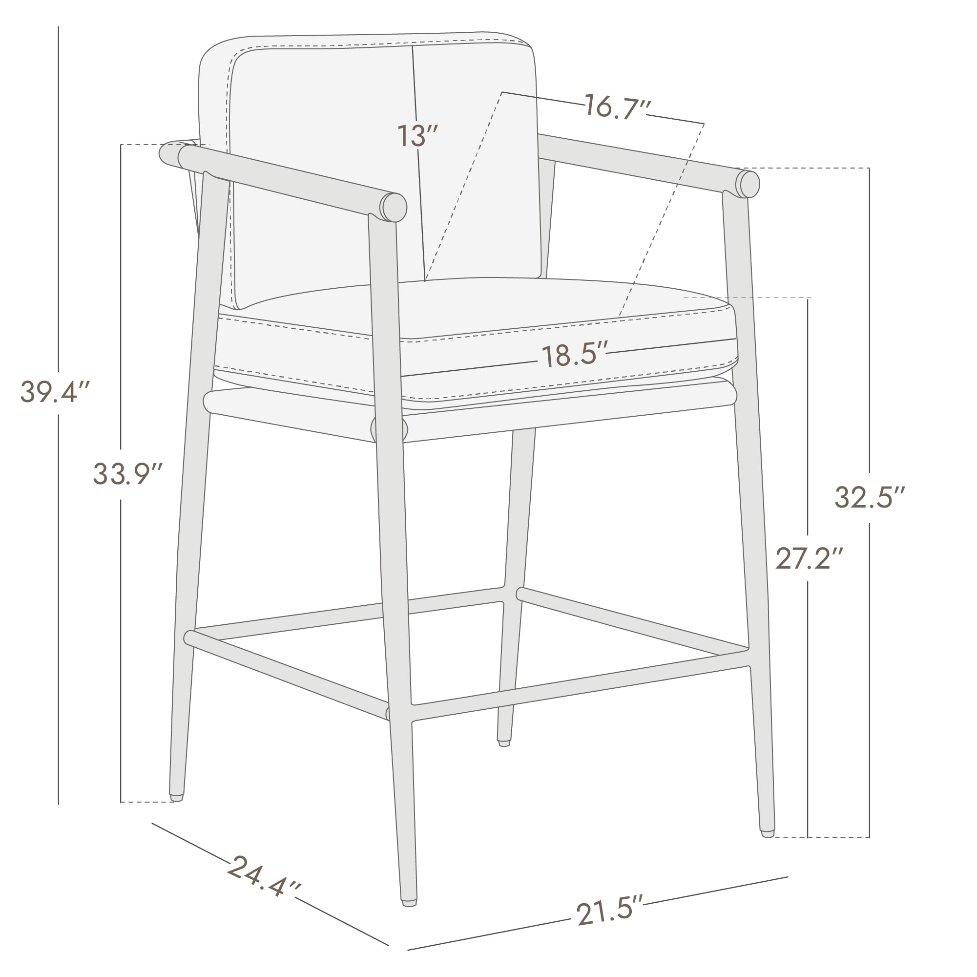 Circle 55 LWSBS72019-PU6030 stools - View #11