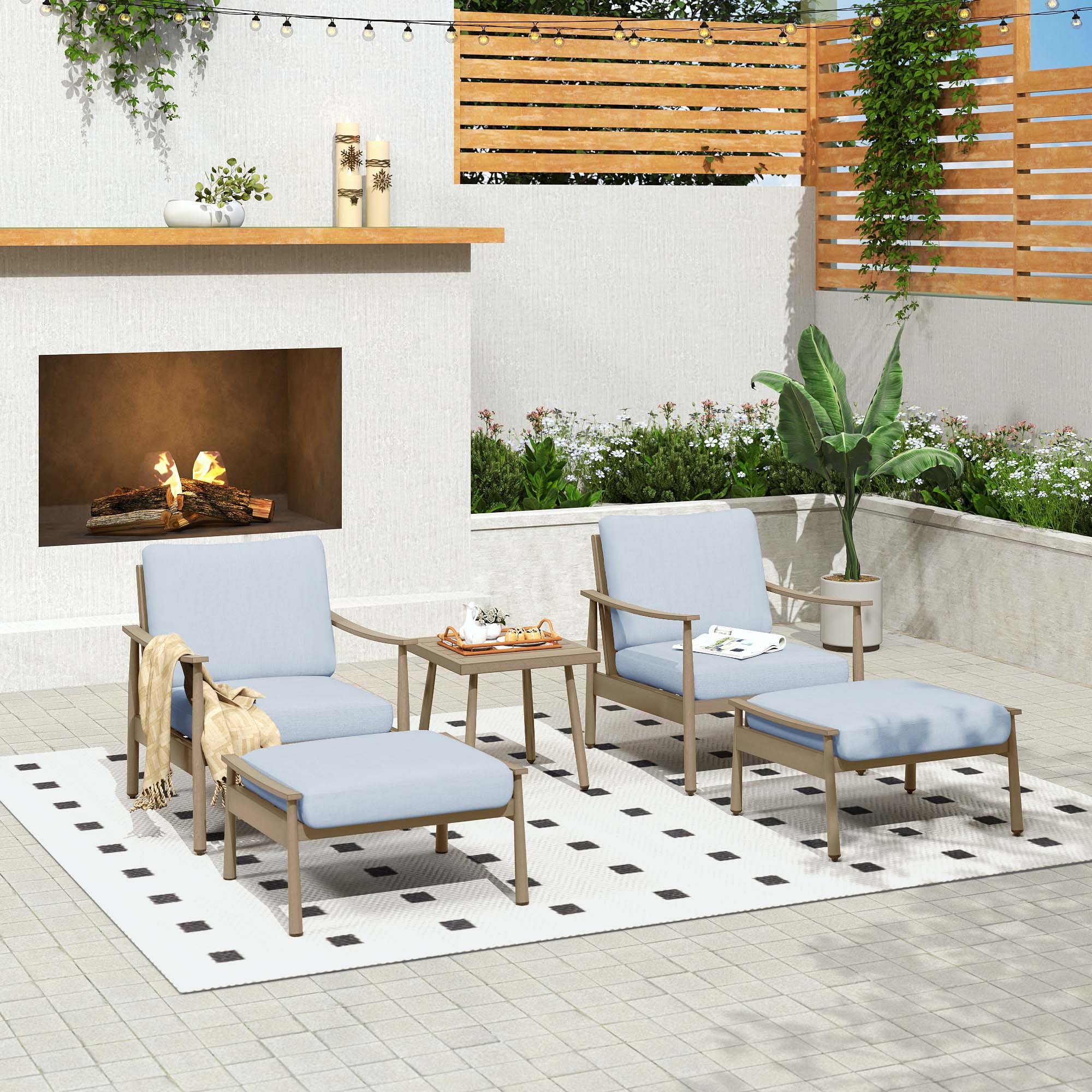  EL-SF5-ZL-B1-WL3 Patio-Conversation-Sets - View #2