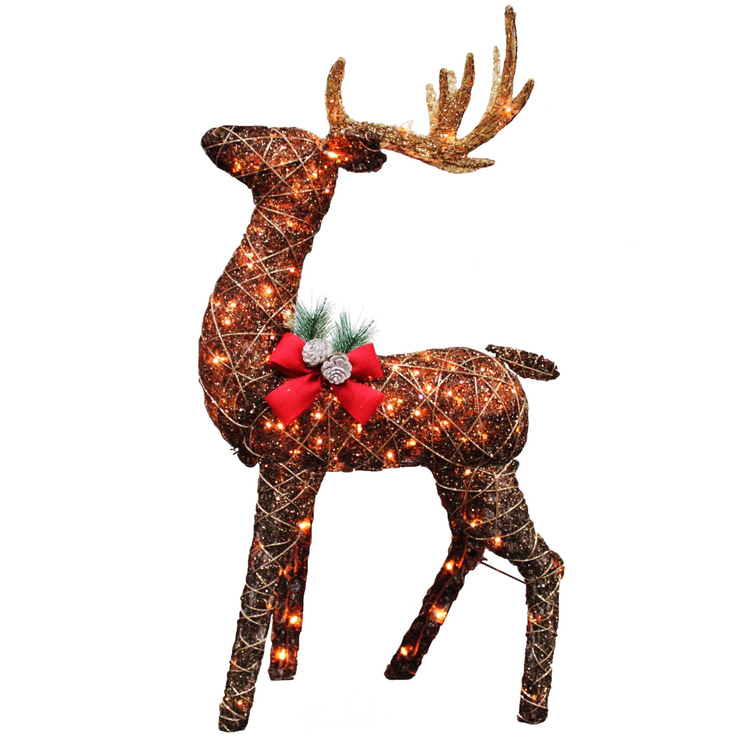 Holiday Living Buck Reindeer with White Incandescent