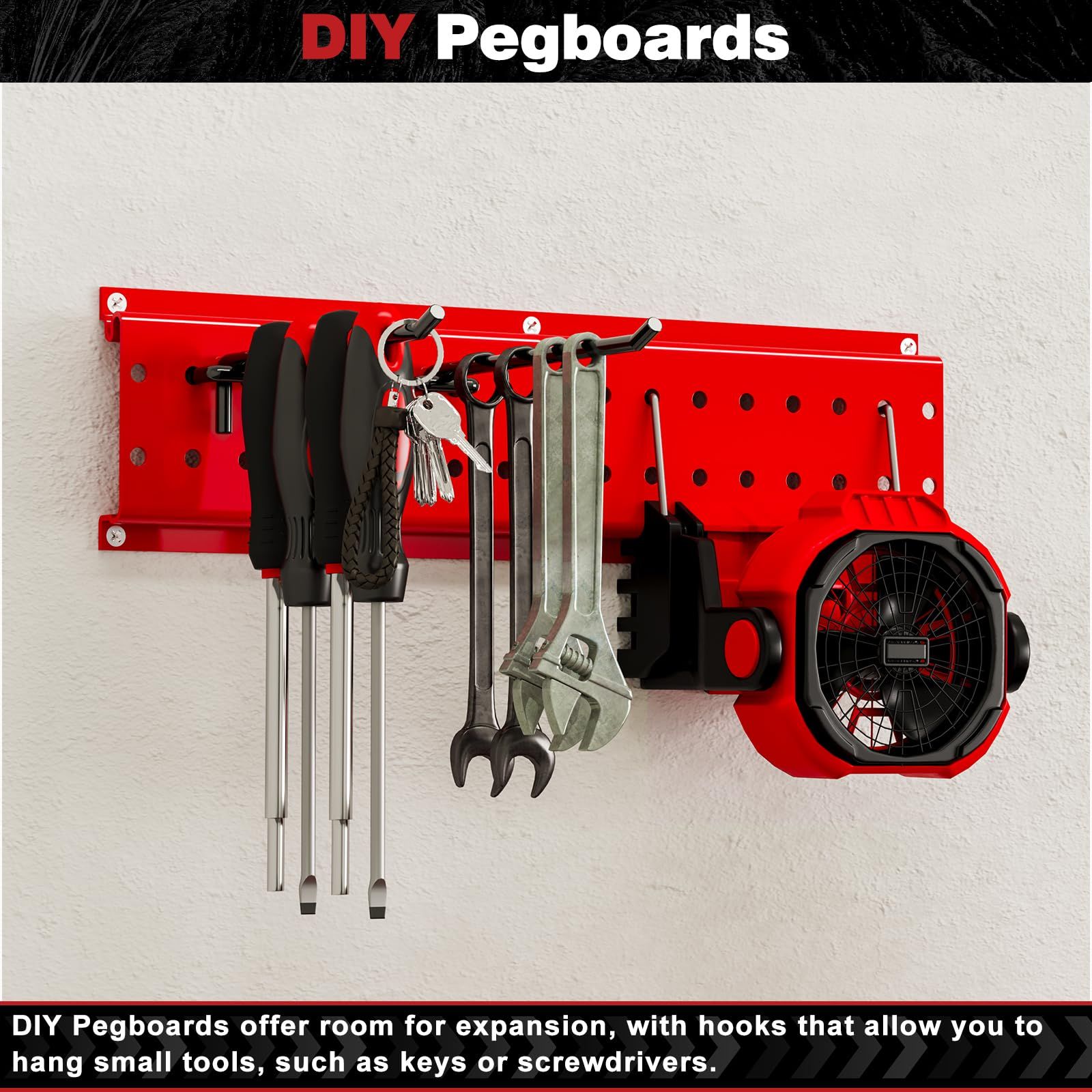 HAUSOURCE TR007RD Garage-Storage-Hooks - View #4