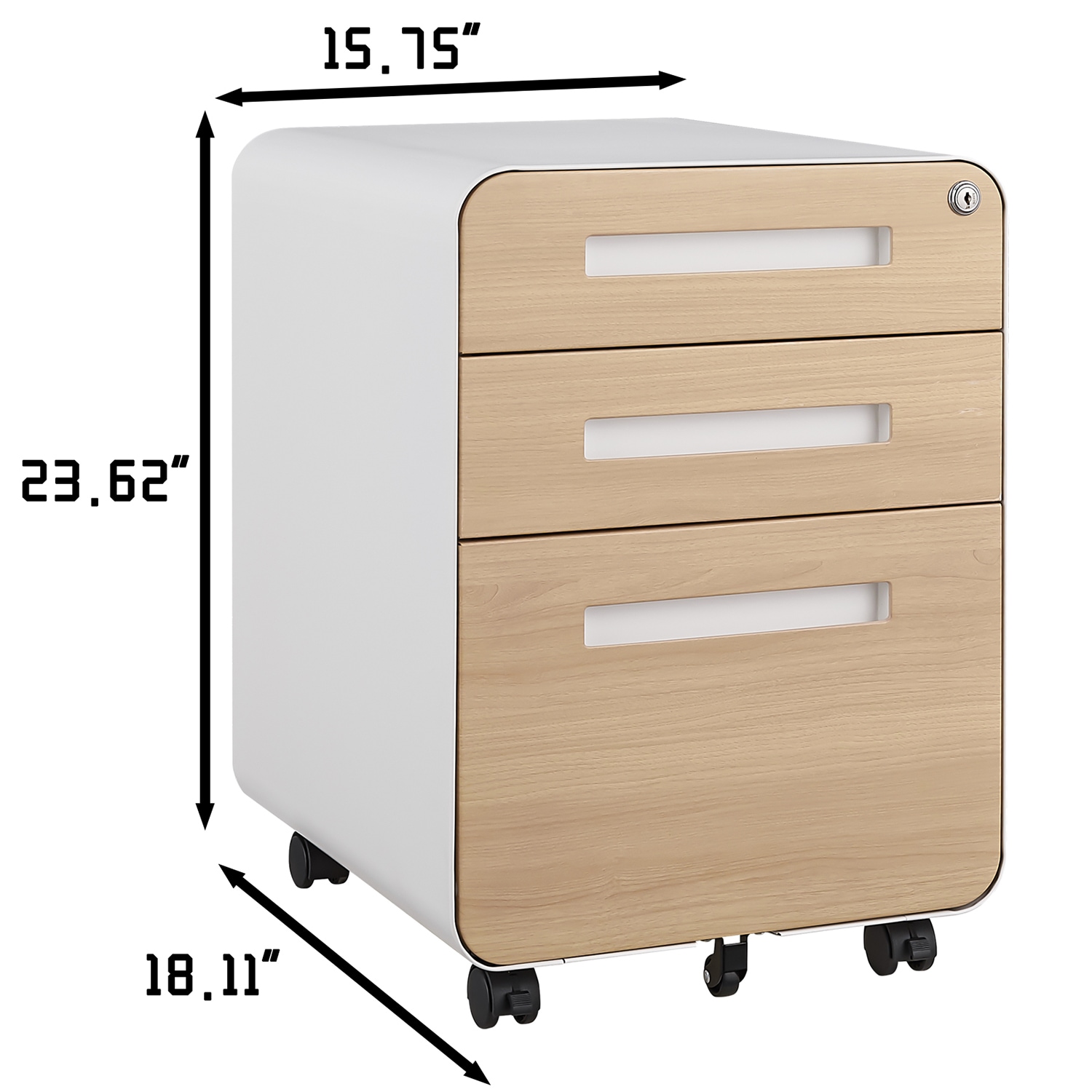 SINOFURN SYC030001BK Filing-Cabinets - View #5