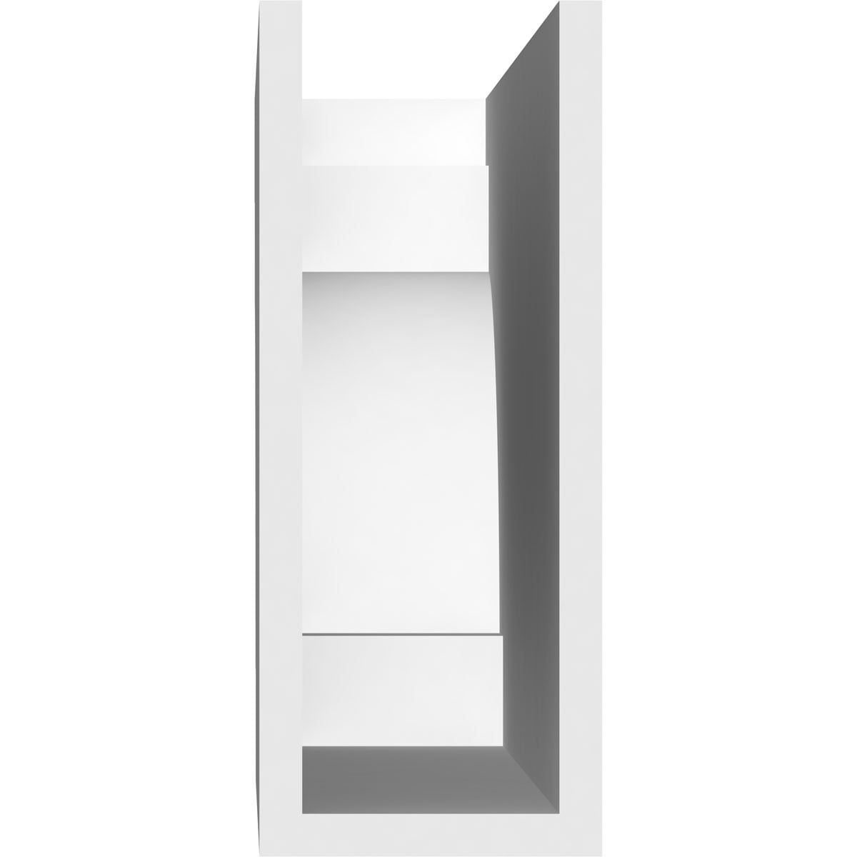 Ekena Millwork RFTP04X10X30MED Exterior-Brackets-Braces - View #4
