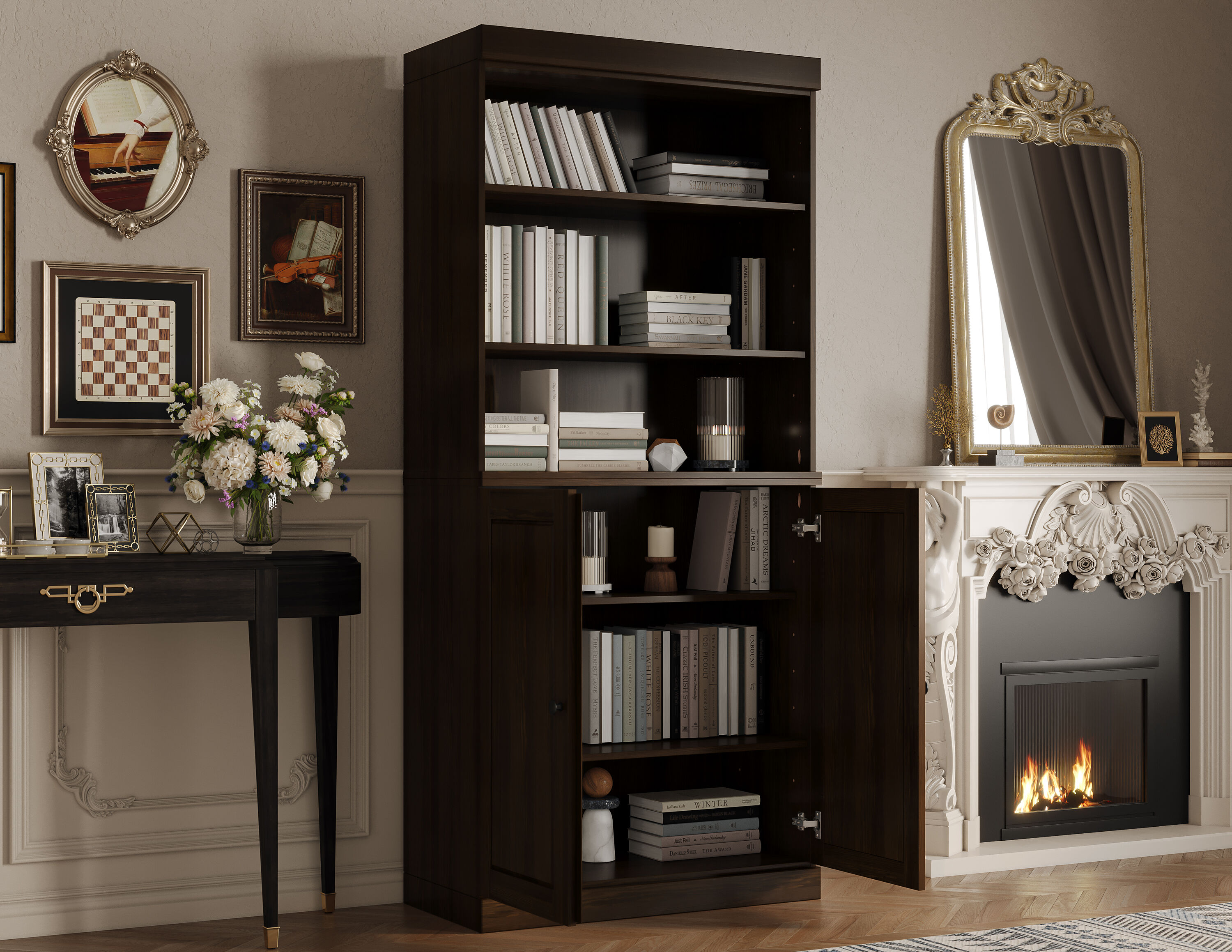 Palace Imports 986-18 bookcases - View #2