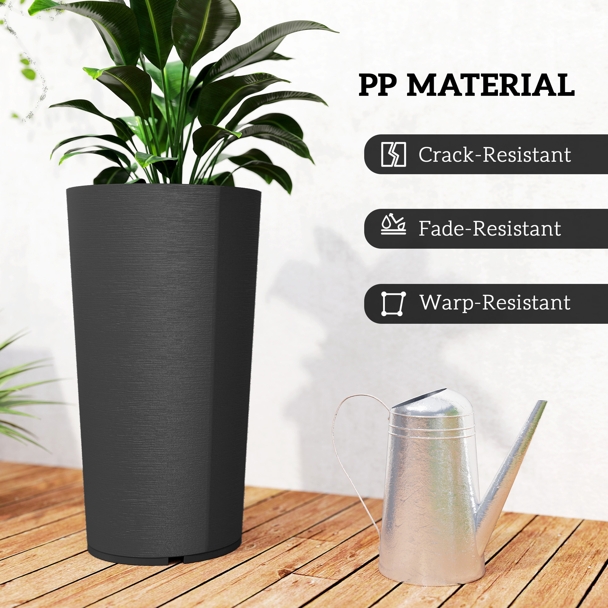 Outsunny 84H-600V00BK Planter-Window-Box - View #9