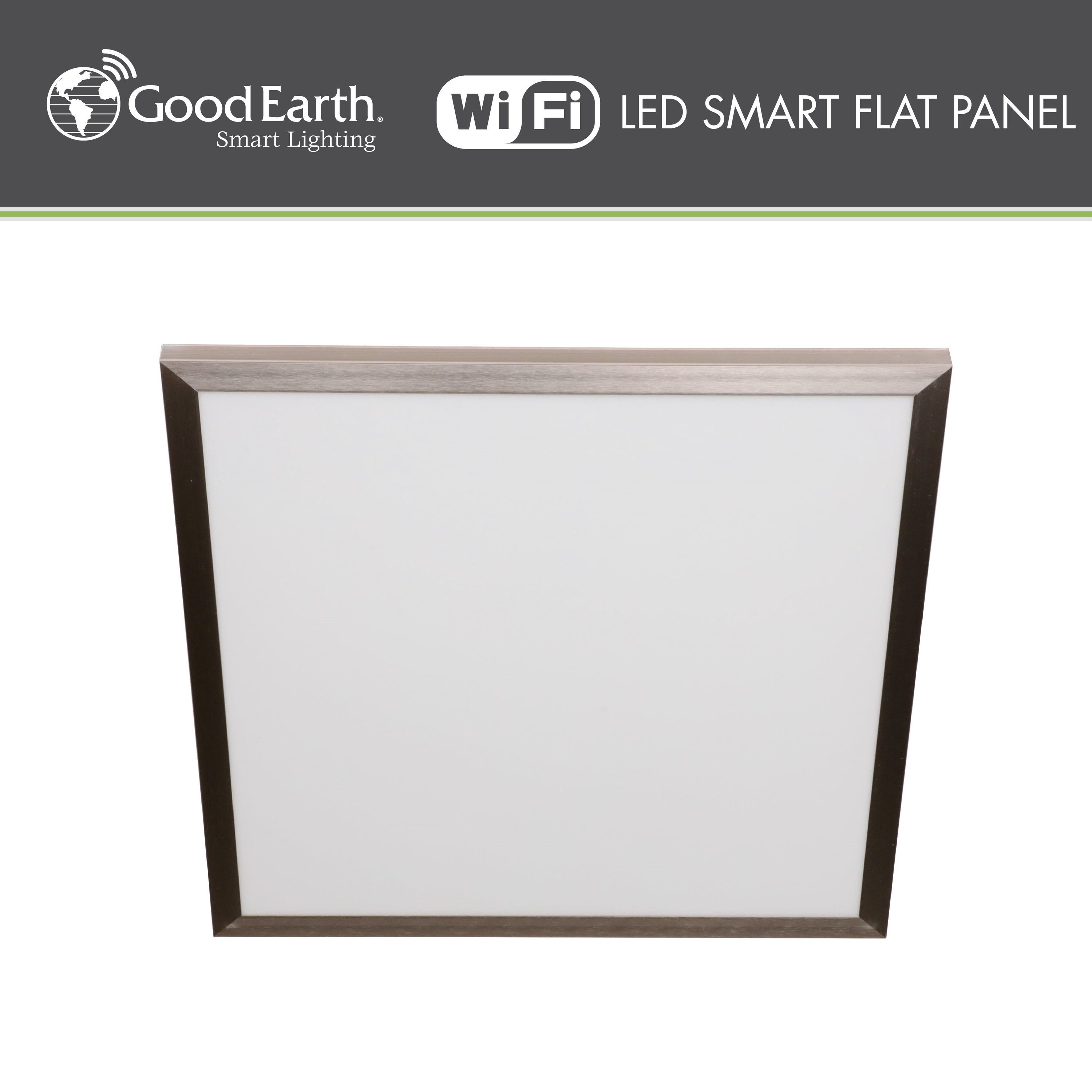 good earth flat panel light