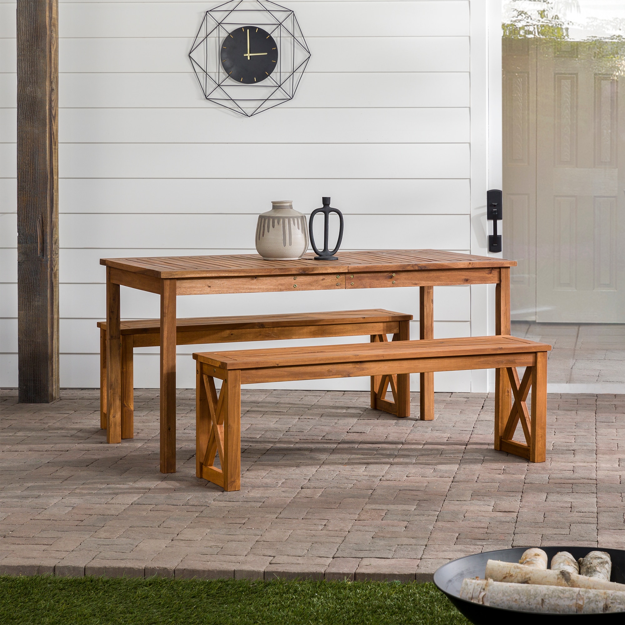Walker Edison LWW3XSDTBR Patio-Dining-Sets - View #3