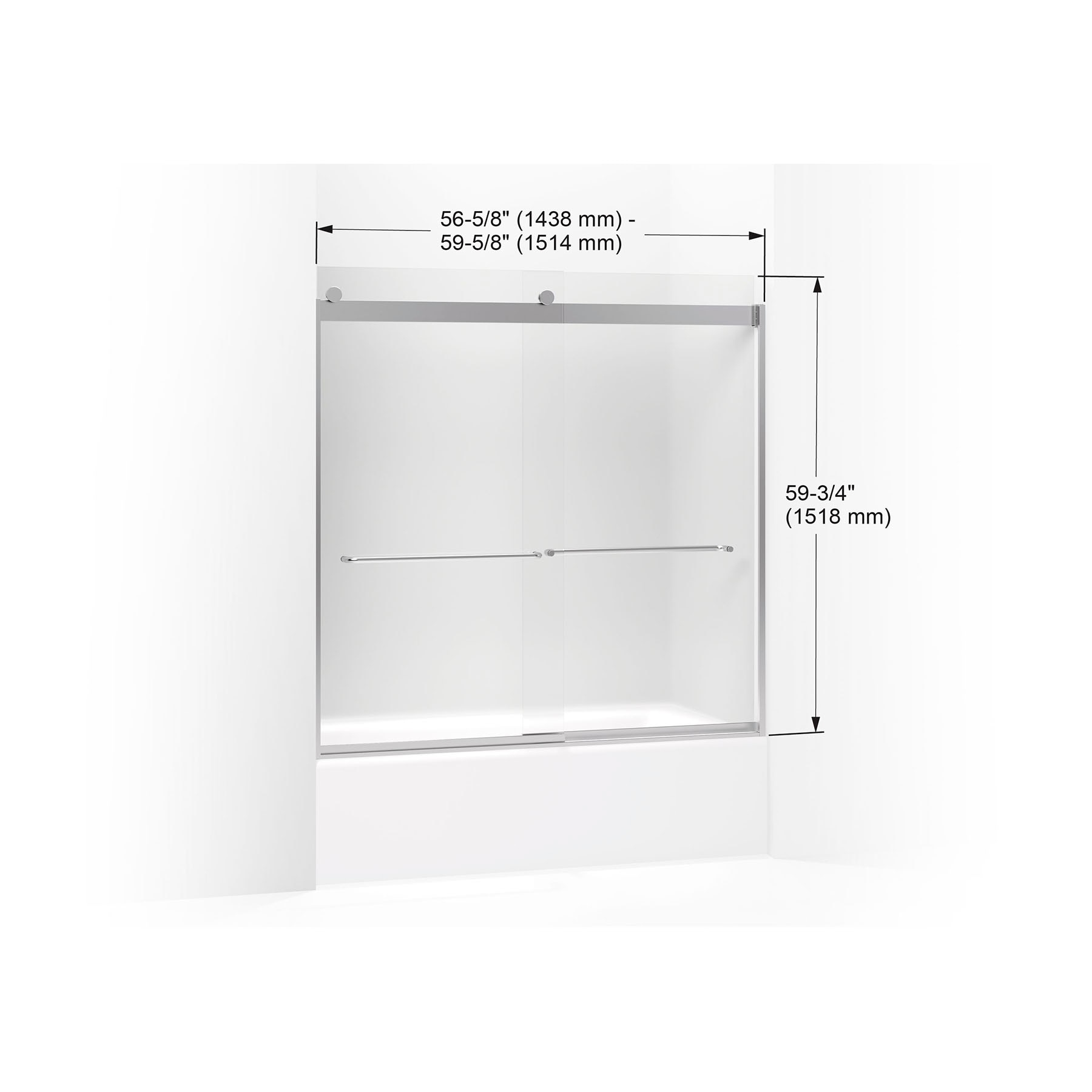 KOHLER 706006-D3-MX Bathtub-Doors - View #2