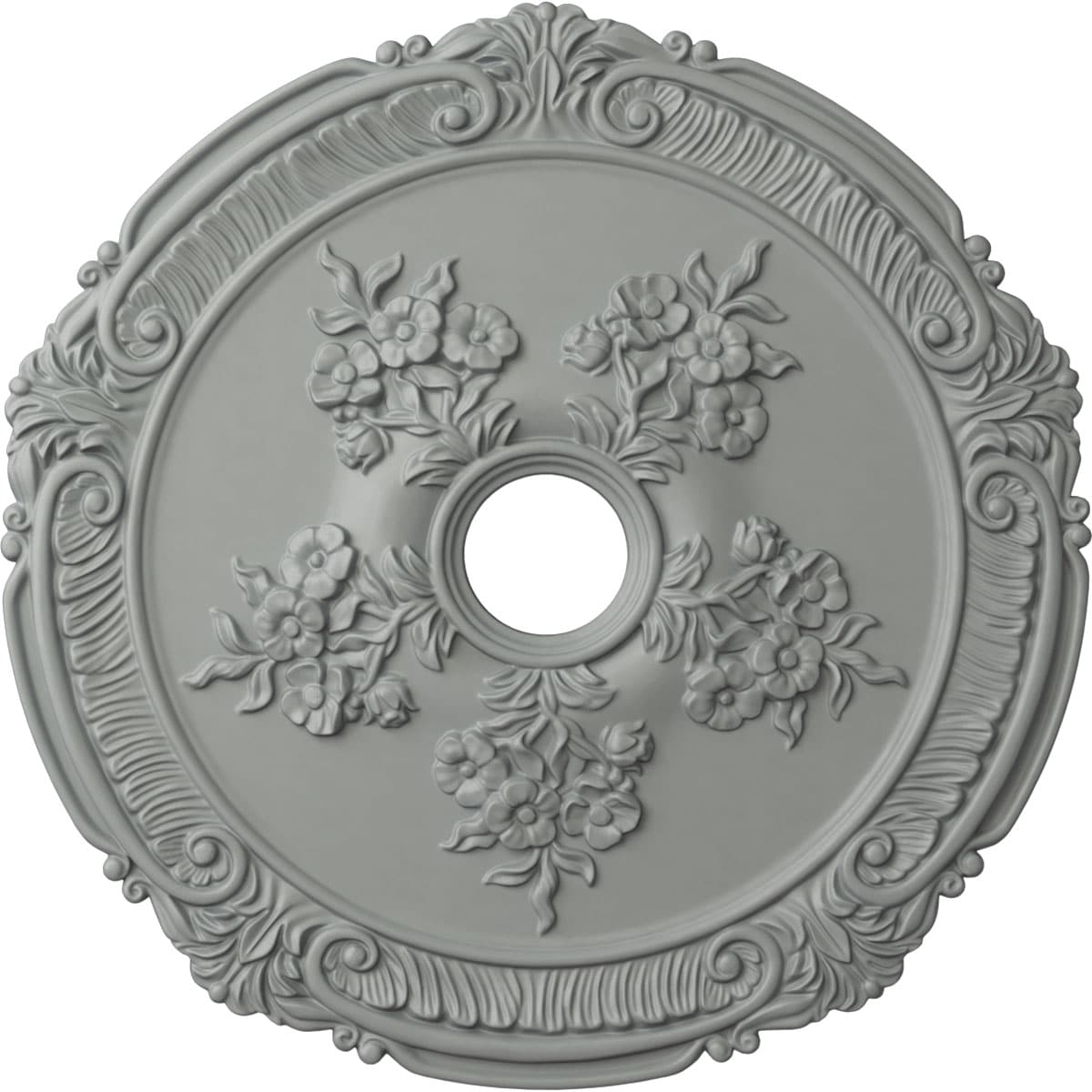 Ekena Millwork CM26AT Attica 26-in W x 26-in L Architectural Polyurethane Whole Ceiling Medallion