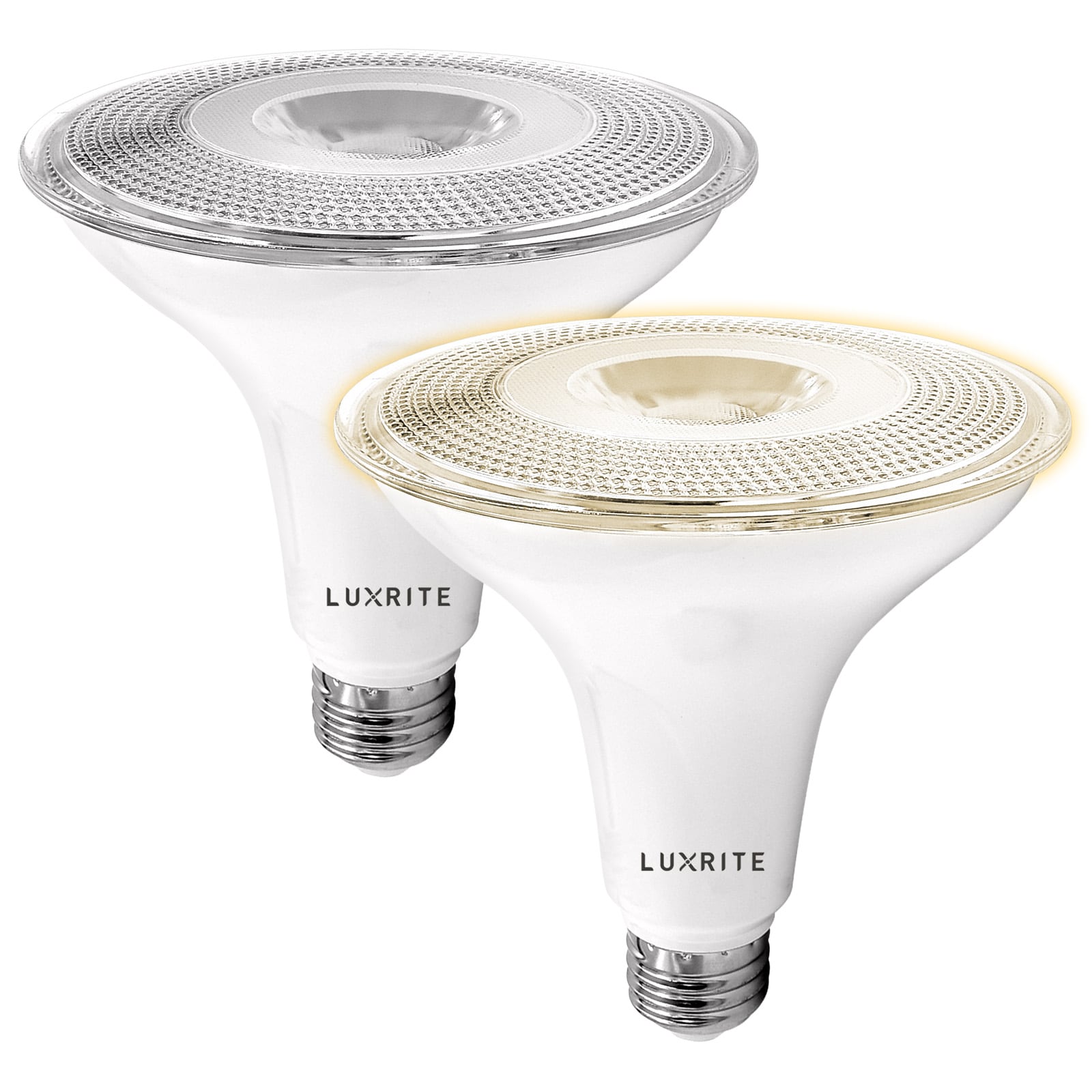 Luxrite LR31631-2PK 90 -Watt EQ PAR38 Soft white Medium base (E-26) Dimmable LED Spot Flood Light Bulb 2 -Pack