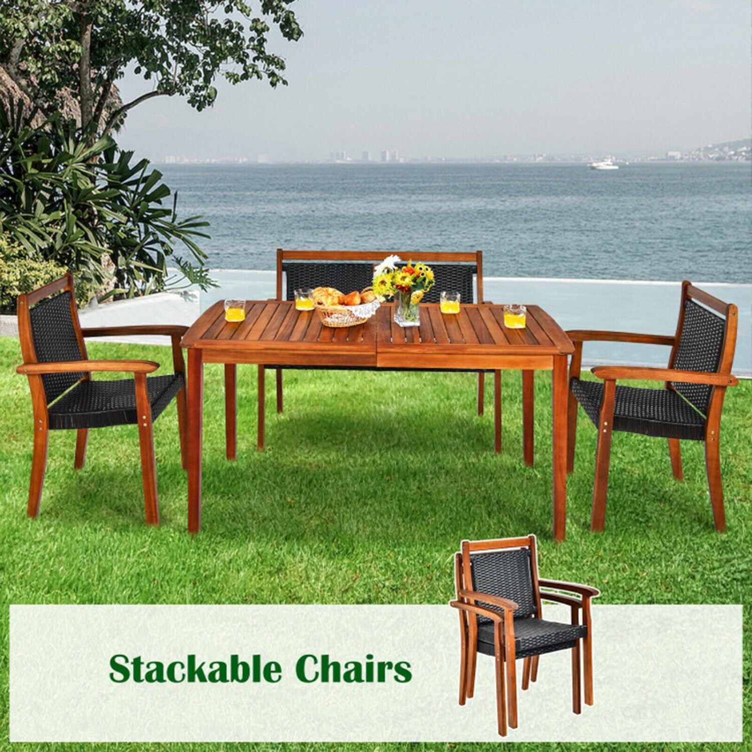 Mondawe MO-HW70441 Patio-Dining-Sets - View #4