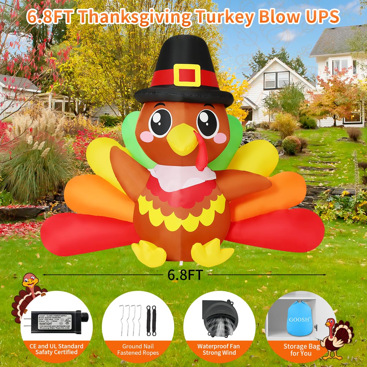GOOSH DJ-WS-69514 Outdoor-Thanksgiving-Decor - View #6