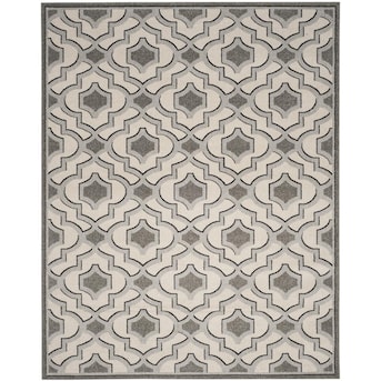Safavieh Laval 6 x 9 Ivory/Gray Indoor/Outdoor Geometric Area Rug Safavieh Laval 6 x 9 Ivory/Gray Indoor/Outdoor Geometric Area Rug