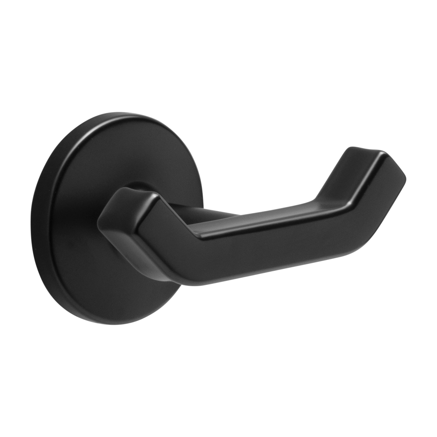 Hickory Hardware H079324-MB Woodward Matte Black Single -Hook Wall mount Towel Hook
