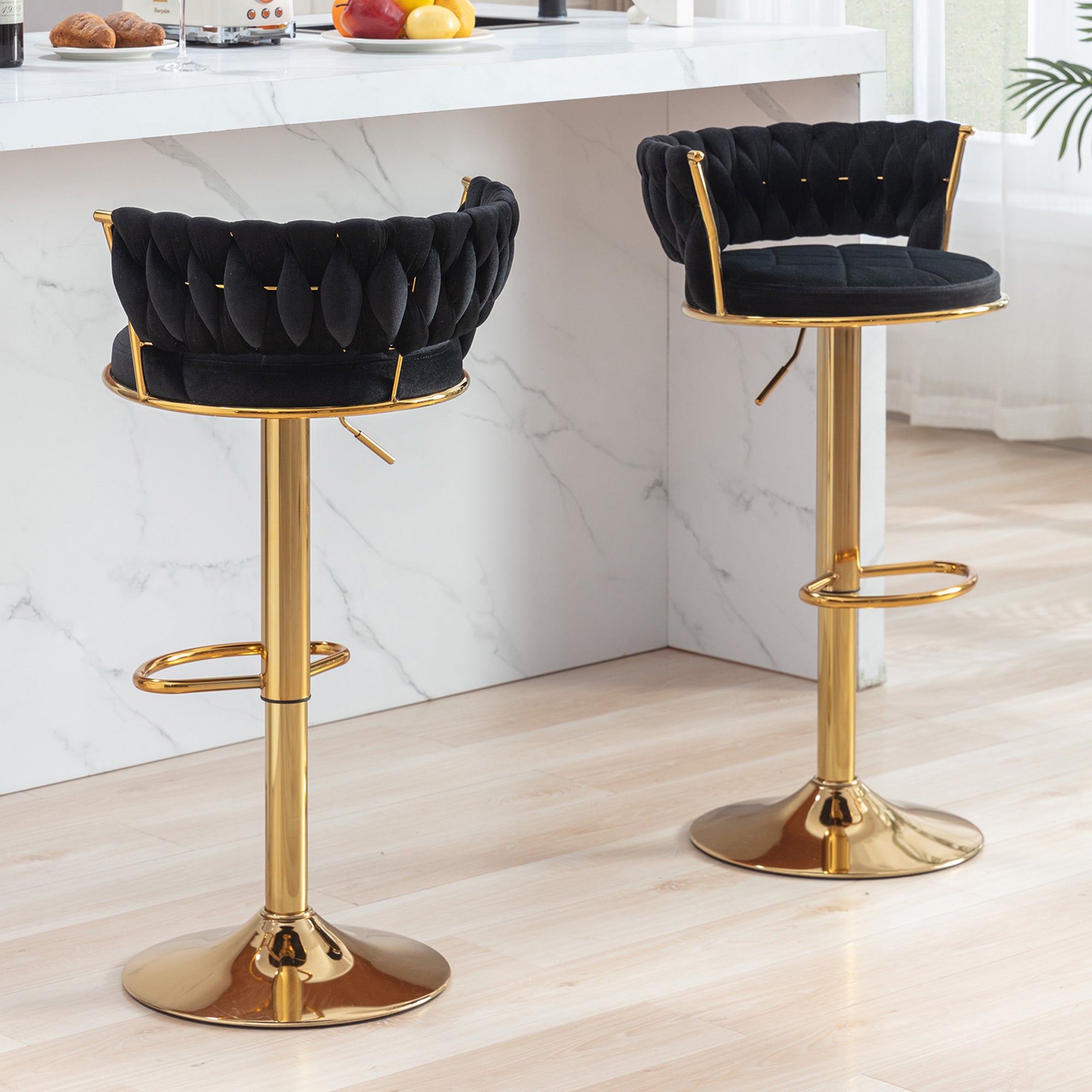 Vecelo LOE-C15-BLK stools - View #2