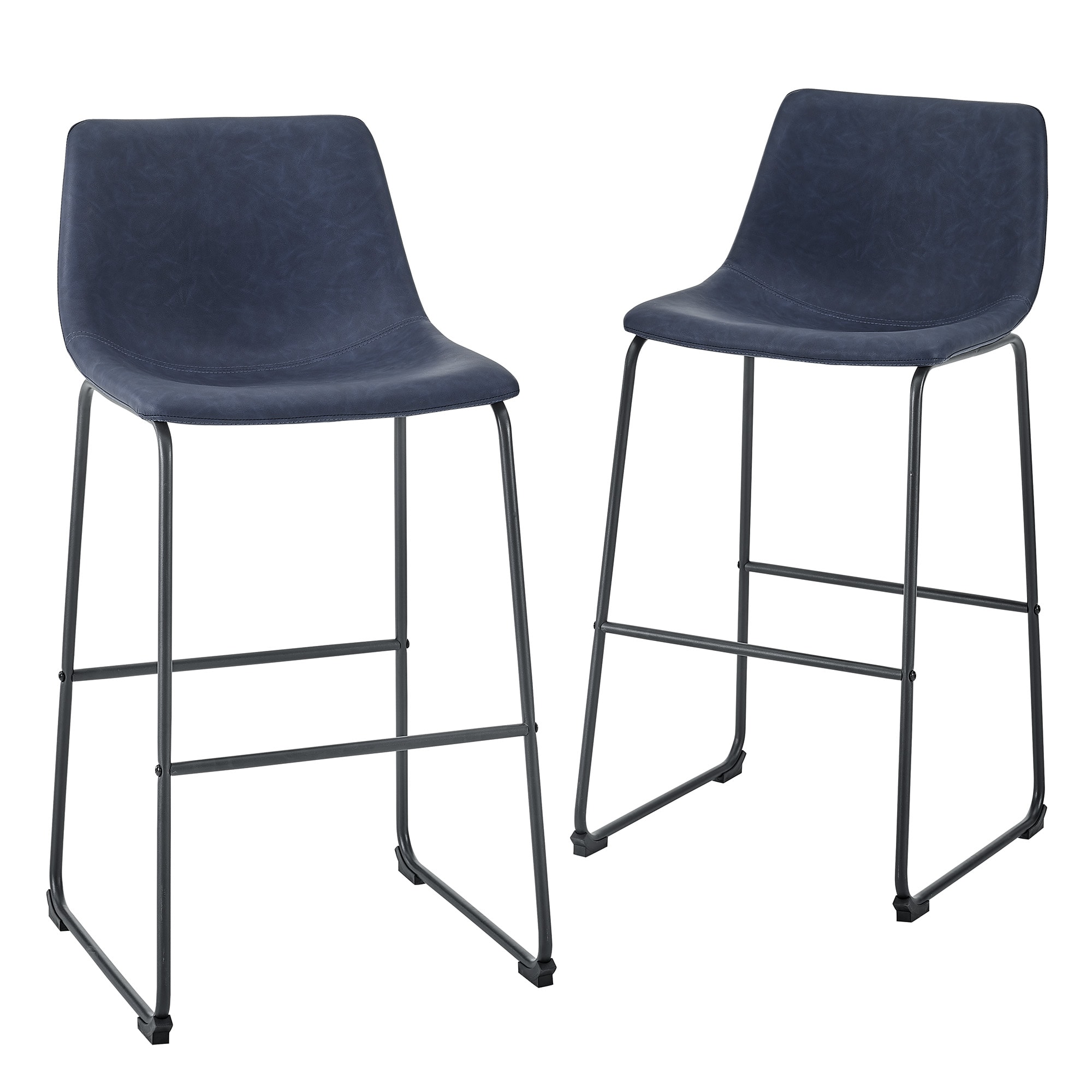 Navy metal bar online stools