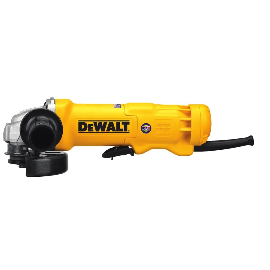 DEWALT 4.5 in 11 Paddle Switch Corded Angle Grinder at Lowes
