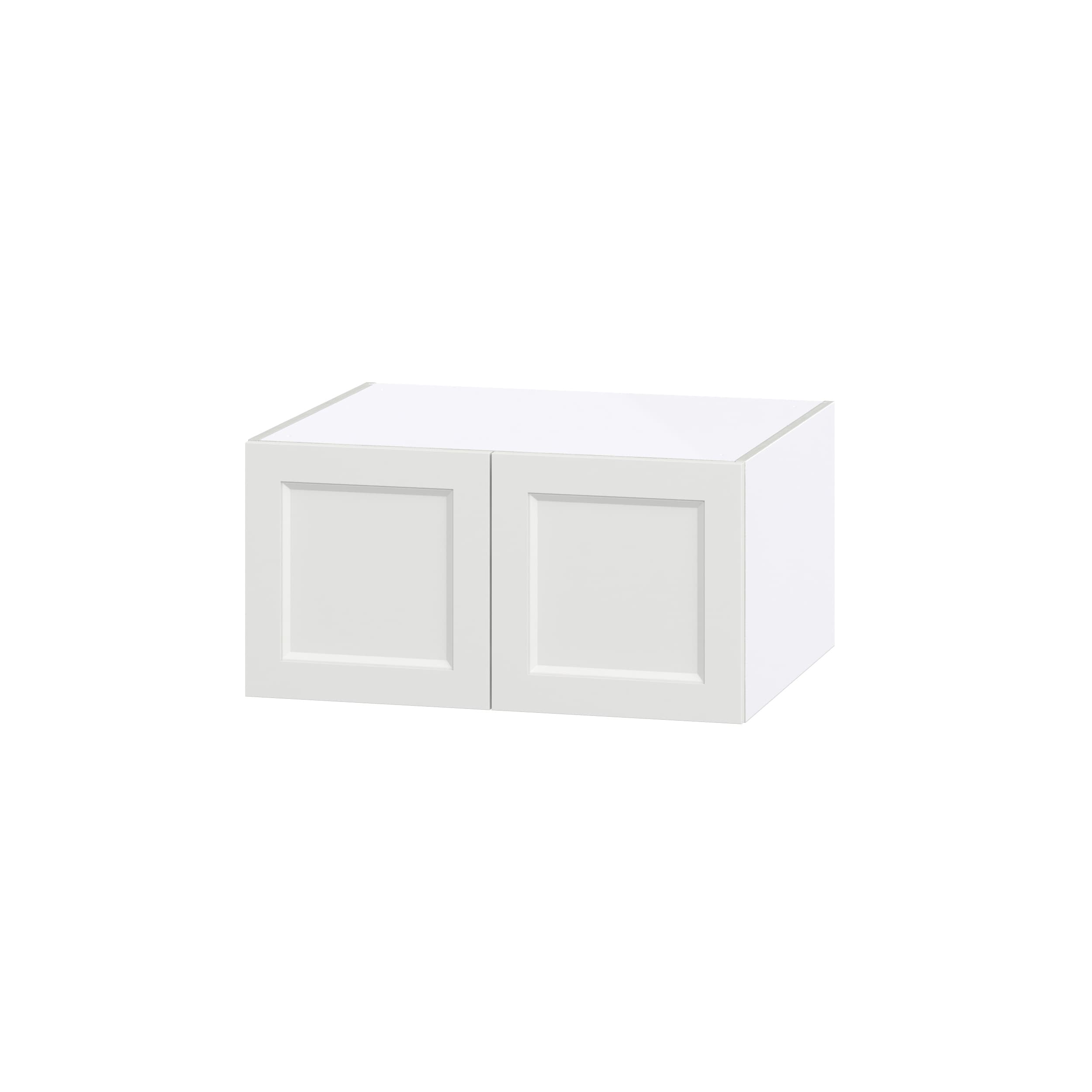 Hugo&Borg DSW301524-RI Riviera 30-in W x 15-in H x 24-in D Bright White Wall Fully assembled Cabinet (Recessed Panel Shaker)