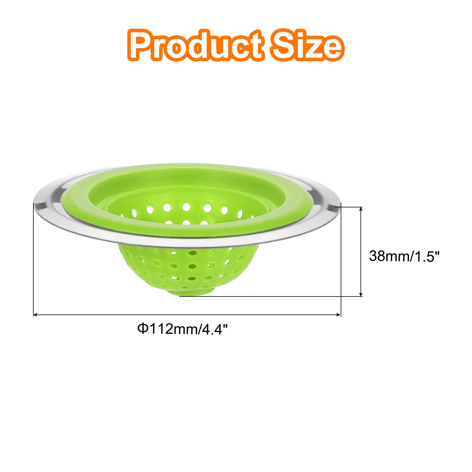 Unique Bargains S25093001UX5735 Kitchen-Sink-Strainers - Thumbnail View #2