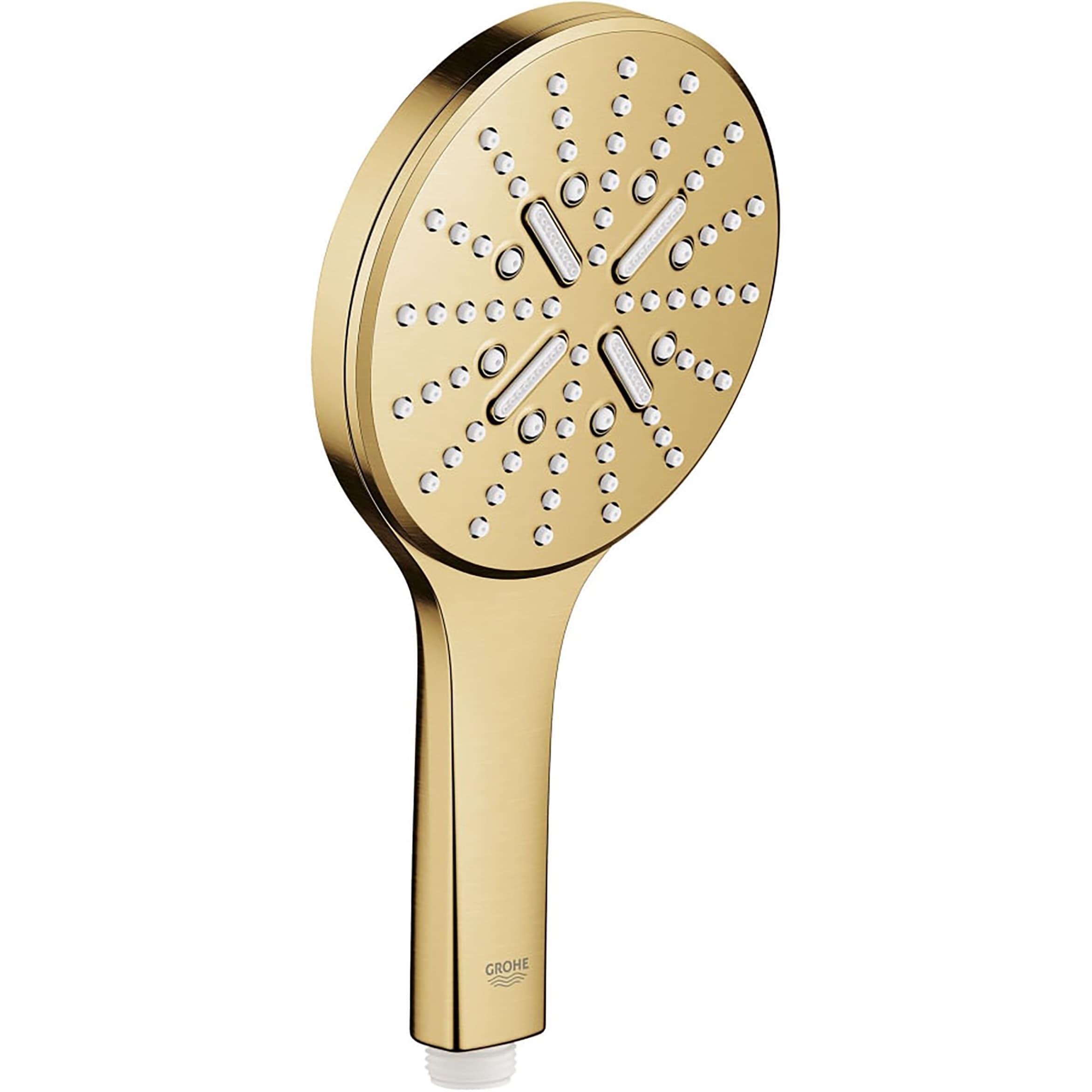 GROHE 26545GN0 Rainshower Brushed Cool Sunrise 1-handle Handheld 5.13-in Round Shower Faucet