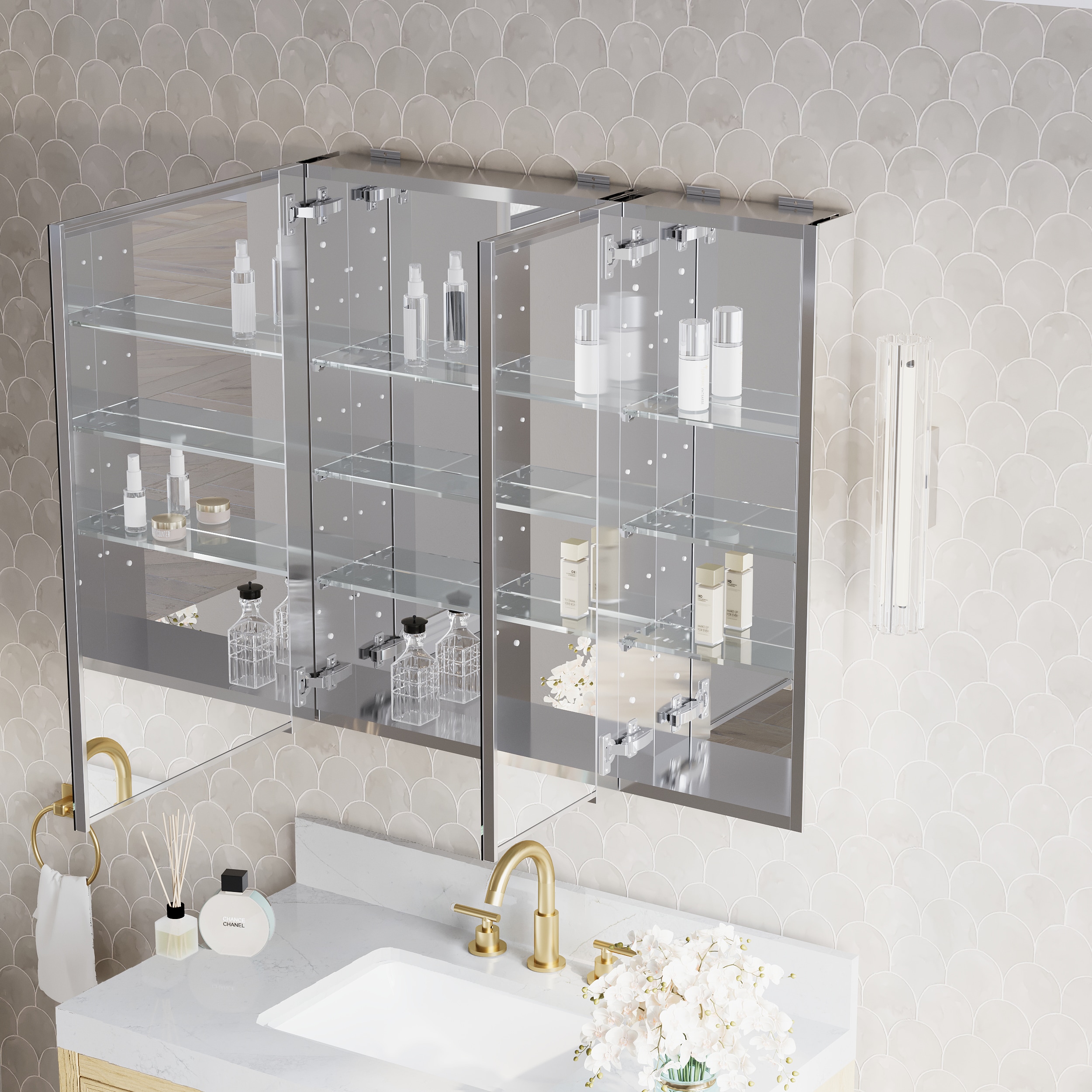 WELLFOR JRA20L12L32 Bathroom-Medicine-Cabinets - View #12