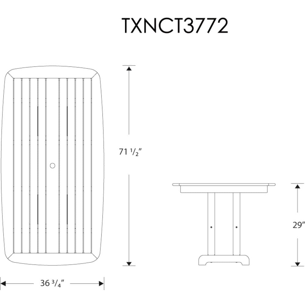 Trex Outdoor Furniture TXS118-1-VL Patio-Dining-Sets - View #13