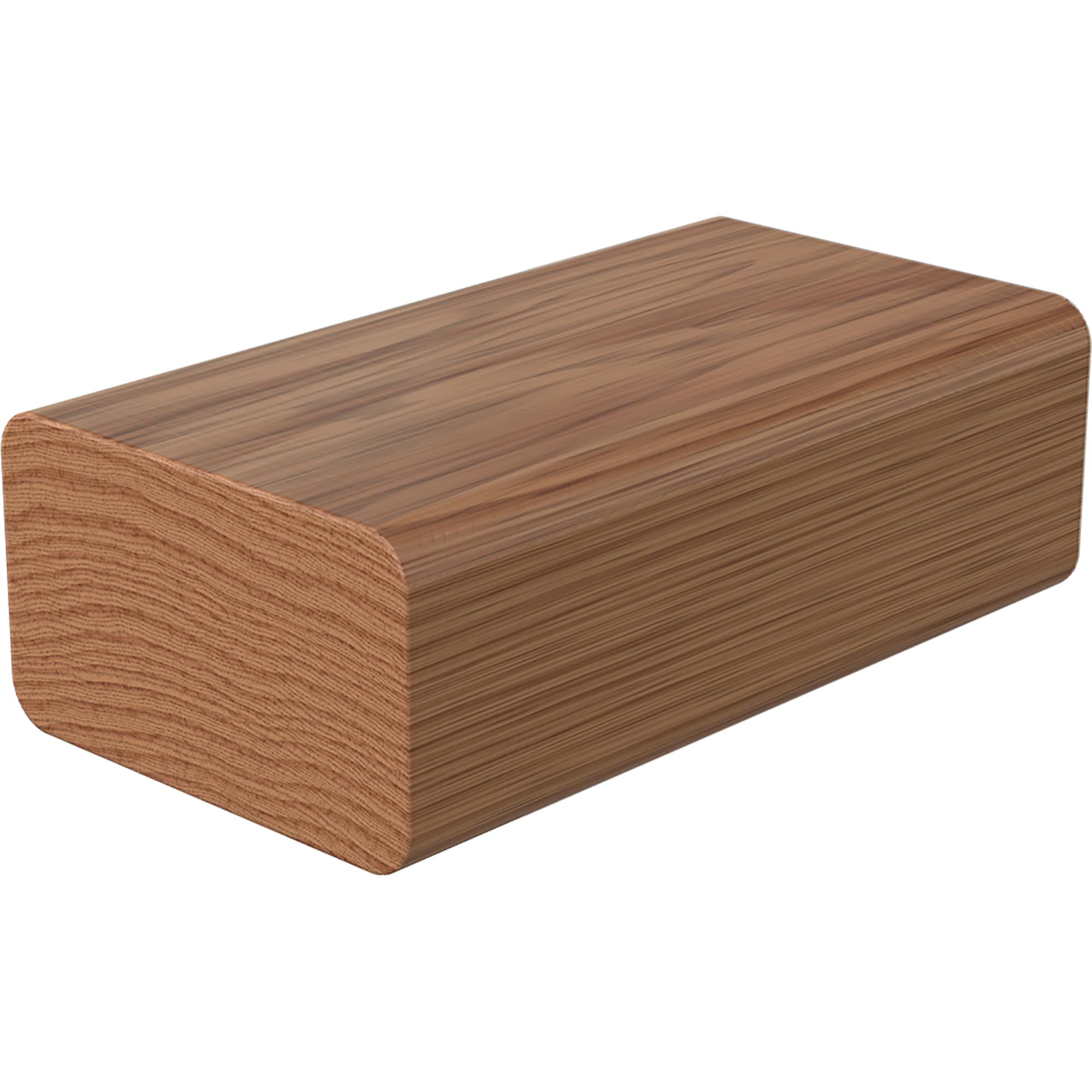 L.J. Smith Stair Systems LJ-6002-12-WO Craftsman 2.75-in x 144-in Unfinished Unfinished Wood White oak Handrail