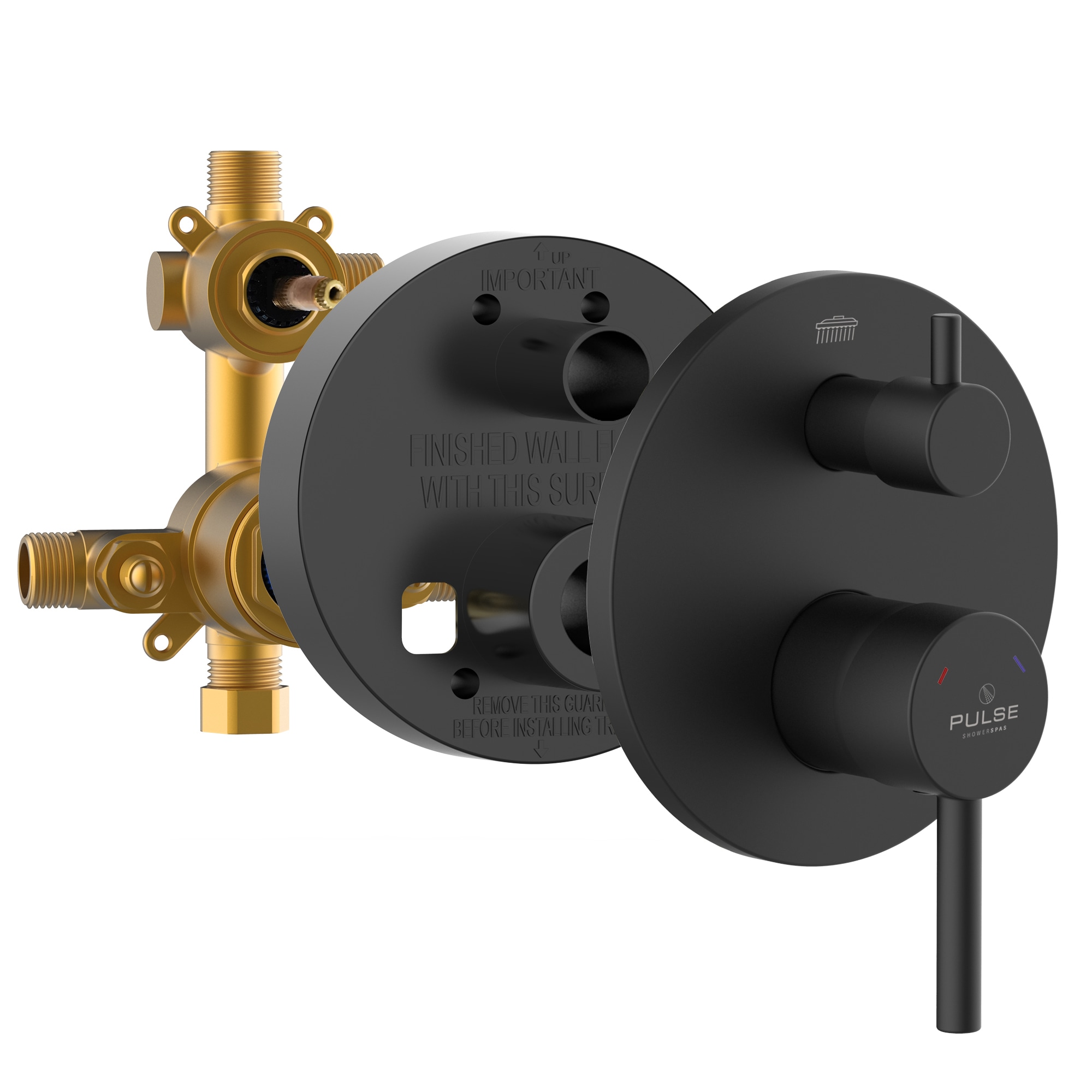 PULSE 3005-RIVD-MB 1/2-in ID MIP x 1/2-in OD MIP Brass Pressure balancing valve