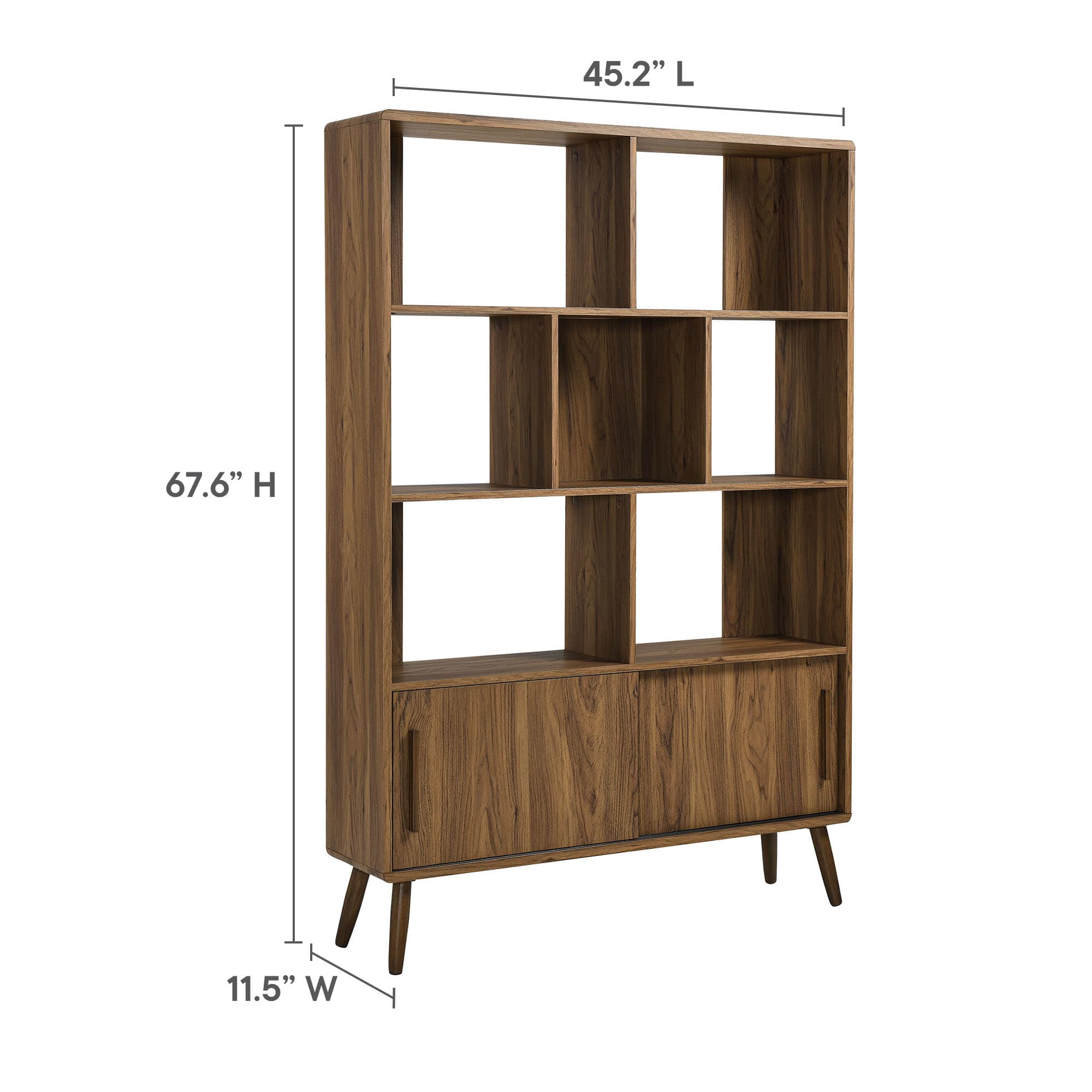 Modway EEI-7193-WAL bookcases - View #3