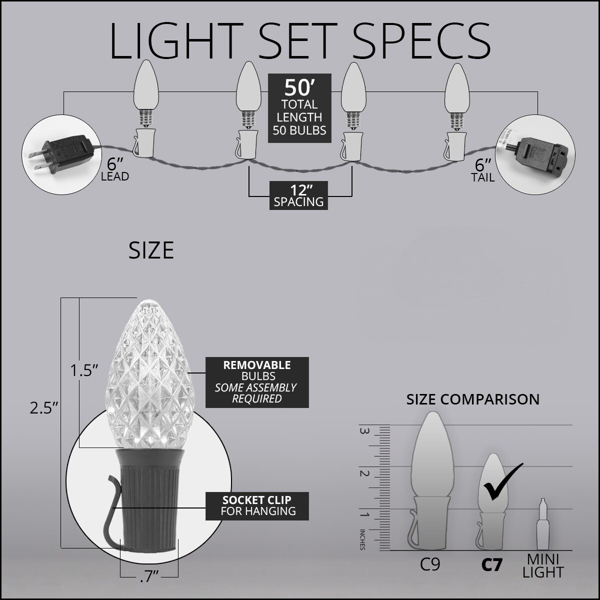 Wintergreen Lighting 80183 Christmas-String-Lights - View #5