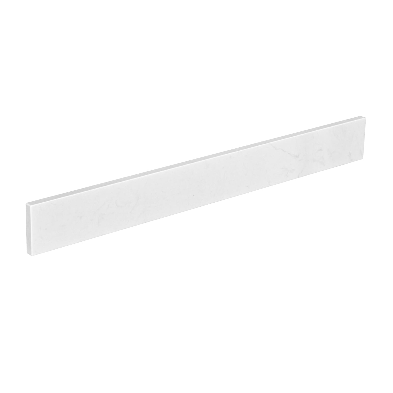 Dornberg 36-in Engineered Stone Bathroom Vanity Backsplash in Arctic White