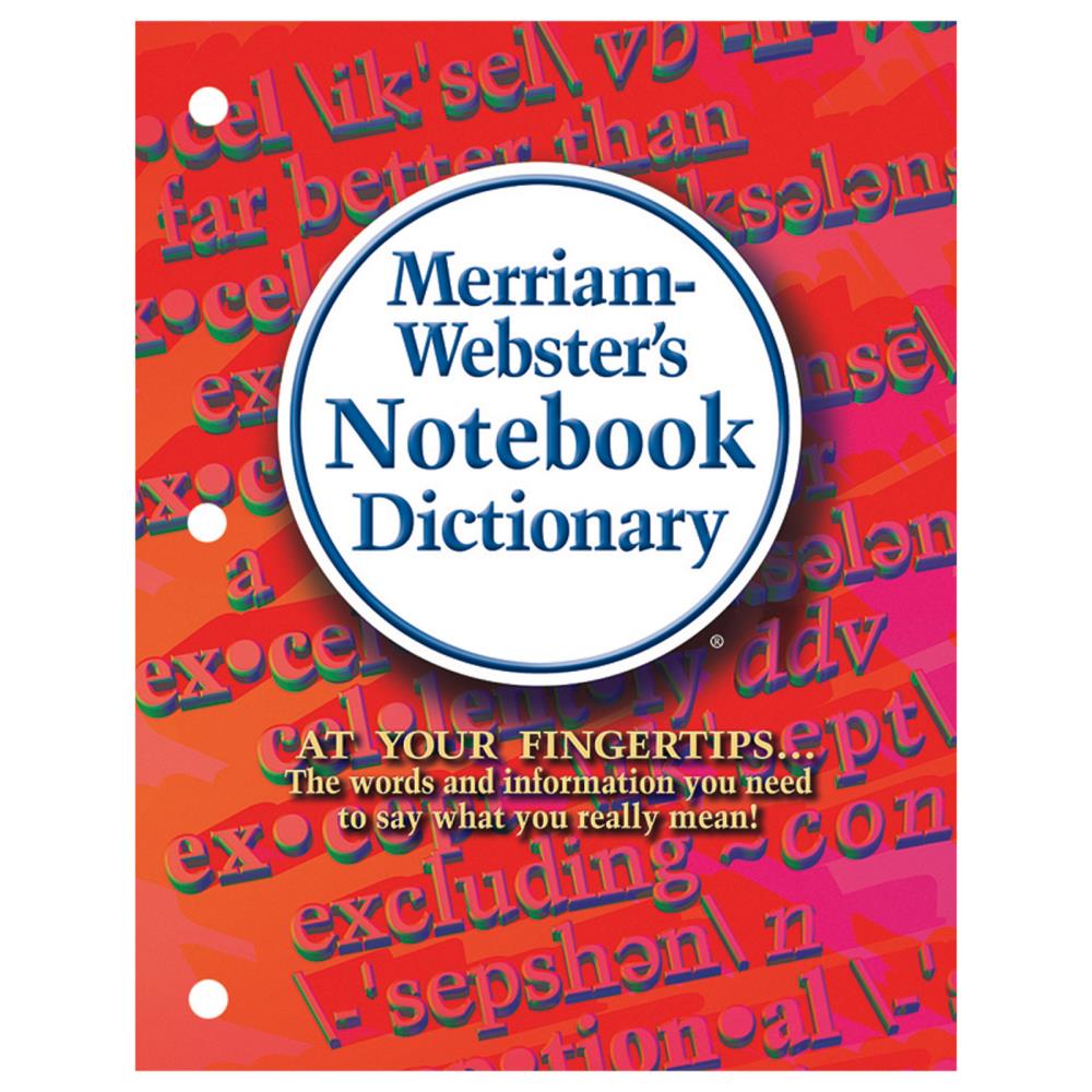 Merriam-Webster MW-6503-3 Notebook Dictionary, Pack Of 3 Reference Book