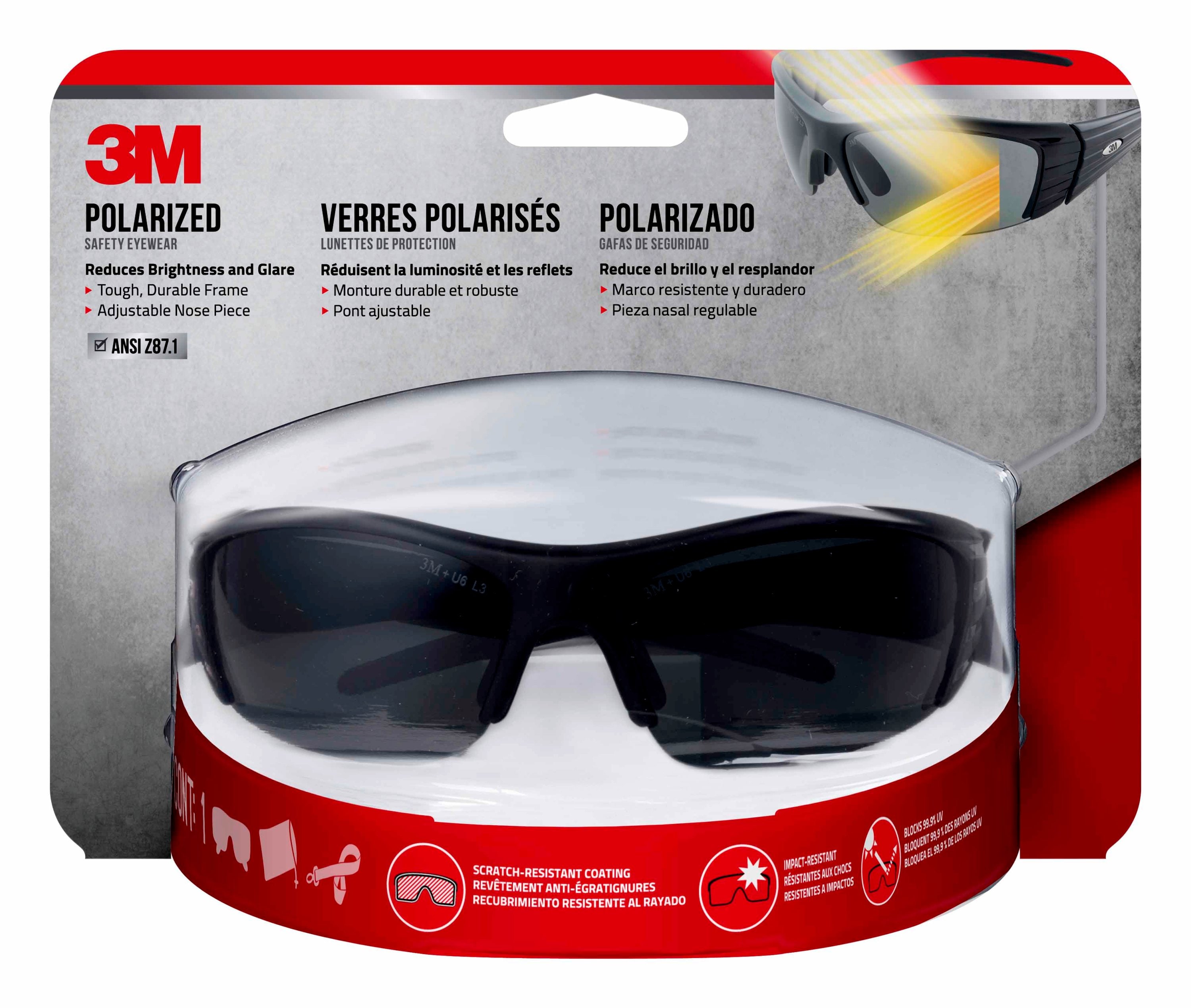 3M Fuel X2P Plastic Safety Glasses in the Eye Protection department at