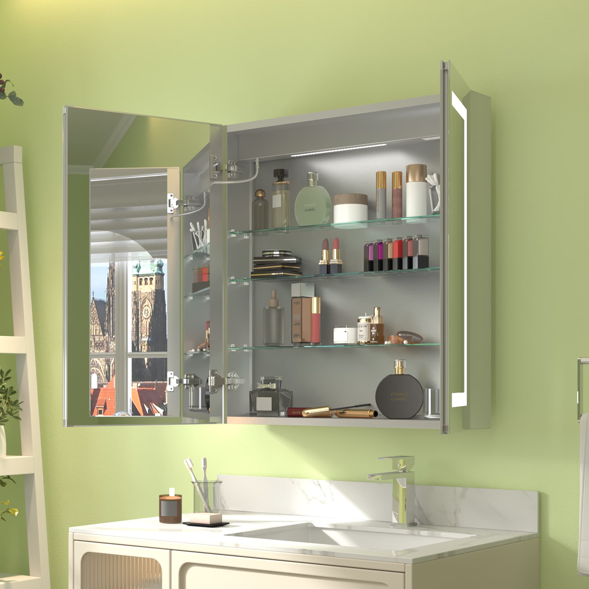 ExBrite DIBC3030RE Bathroom-Medicine-Cabinets - View #4