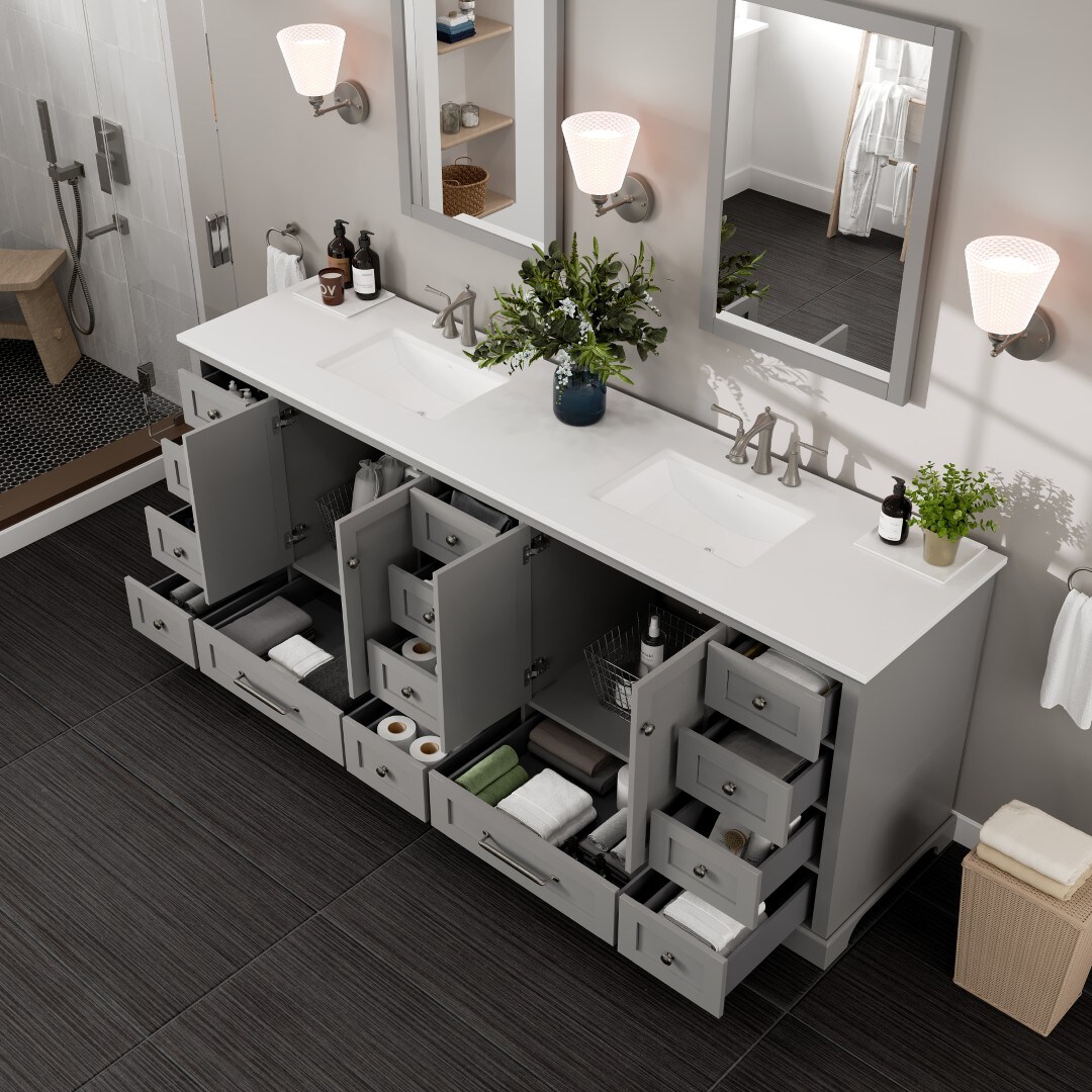 Eviva EVVN43-84DG Bath-Vanity-Combo - View #5