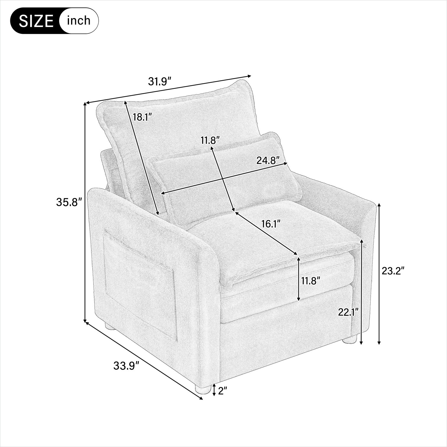 SunJet 0HL94CQ722PJ Sofas-Loveseats - View #6